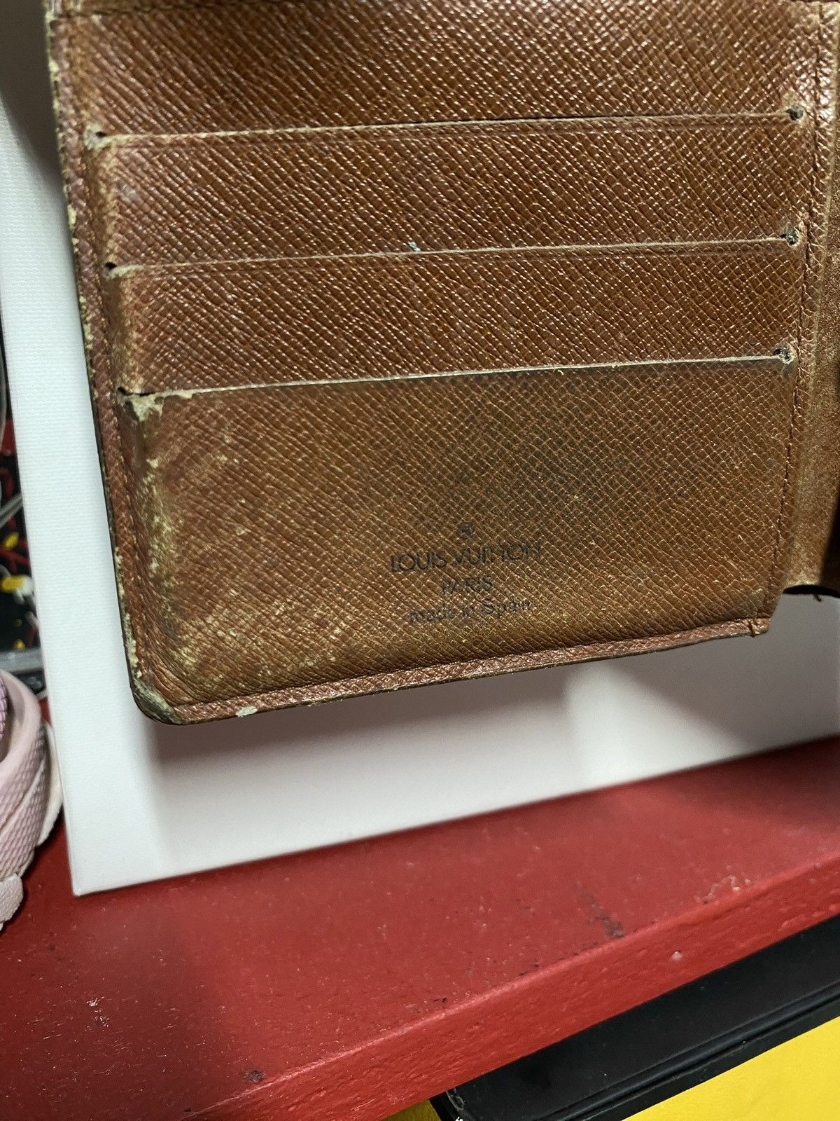 Louis Vuitton Monogram Brown Leather Bifold Wallet Preowned