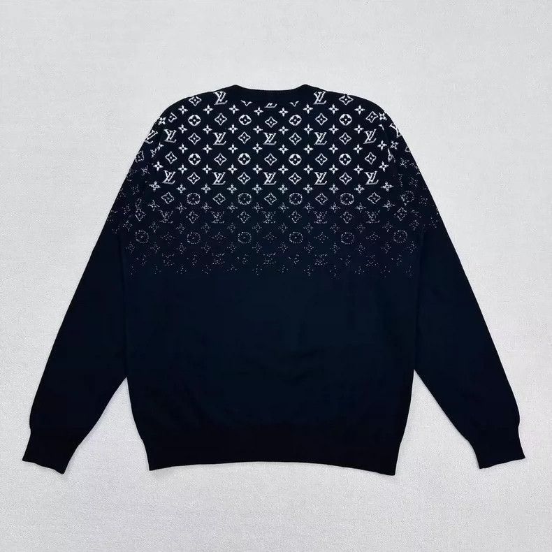 Louis Vuitton Louis Vuitton Black Gradient Logo Sweater -2505 Size US L / EU 52-54 / 3 - 2 Thumbnail