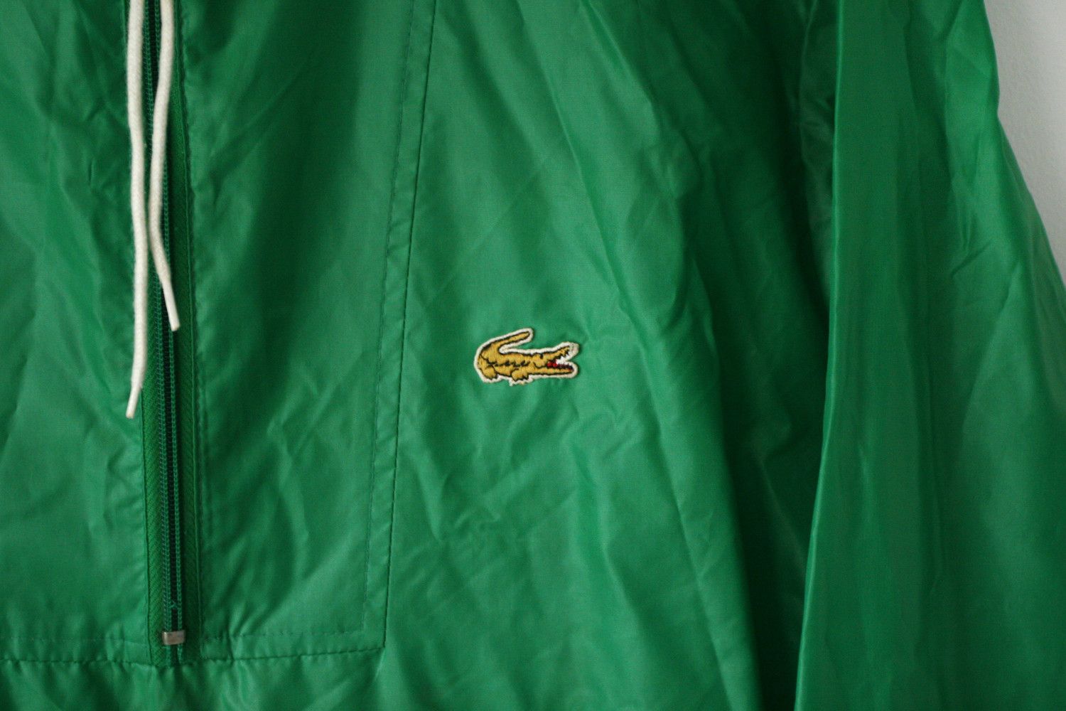 Lacoste Vintage 80s Lacoste Green Packable Anorak Smock Jacket M Size US M / EU 48-50 / 2 - 2 Thumbnail