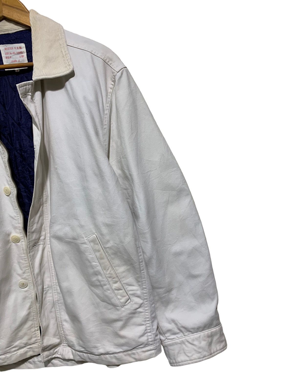 Blue Blue Japan 🔥MISTER FREEDOM X H.R MARKET DUCK CANVAS WORKERS JACKET Size US L / EU 52-54 / 3 - 5 Thumbnail