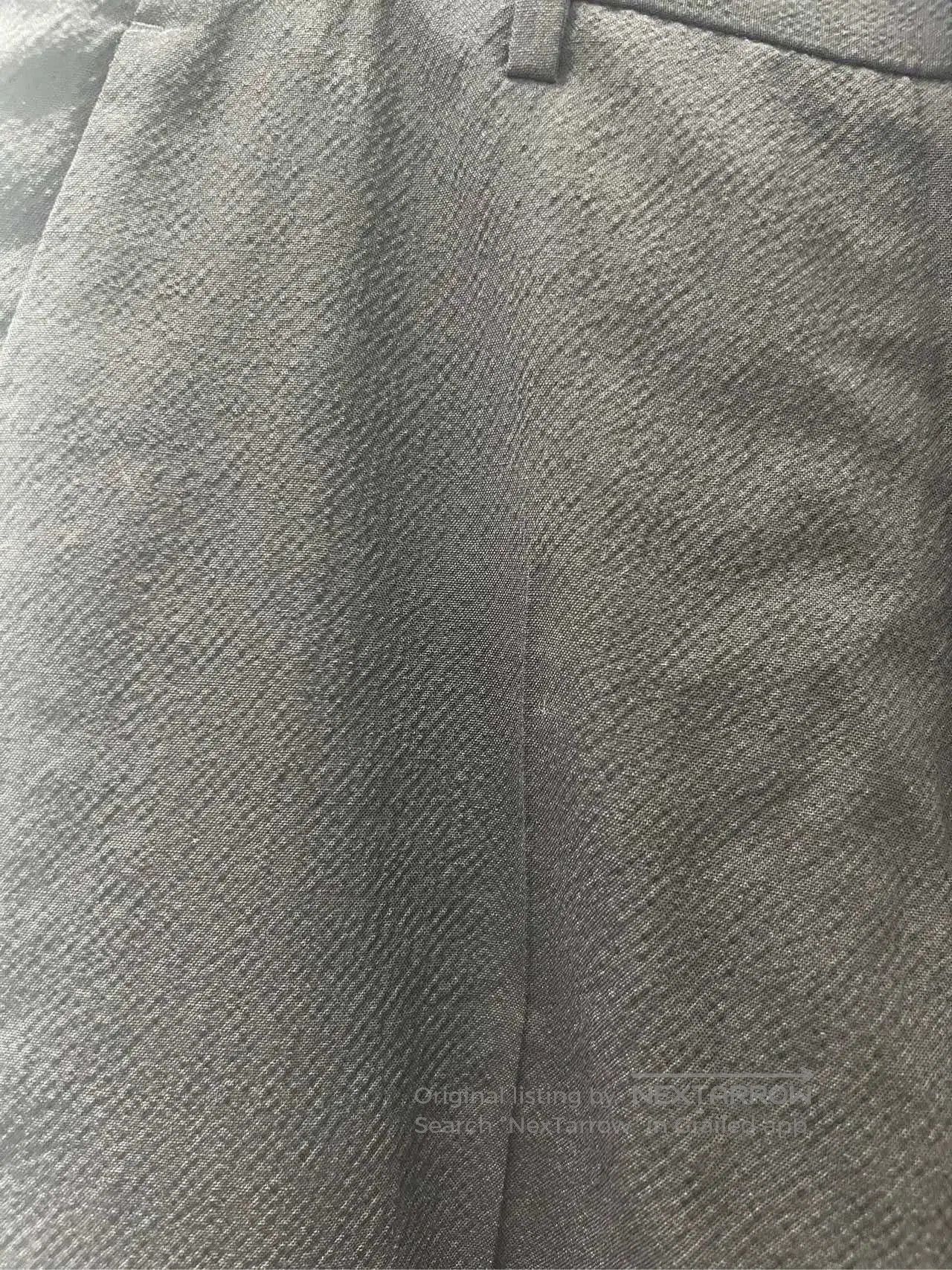 Dior Dior Black Pleated Textured Trousers. Size US 30 / EU 46 - 3 Thumbnail