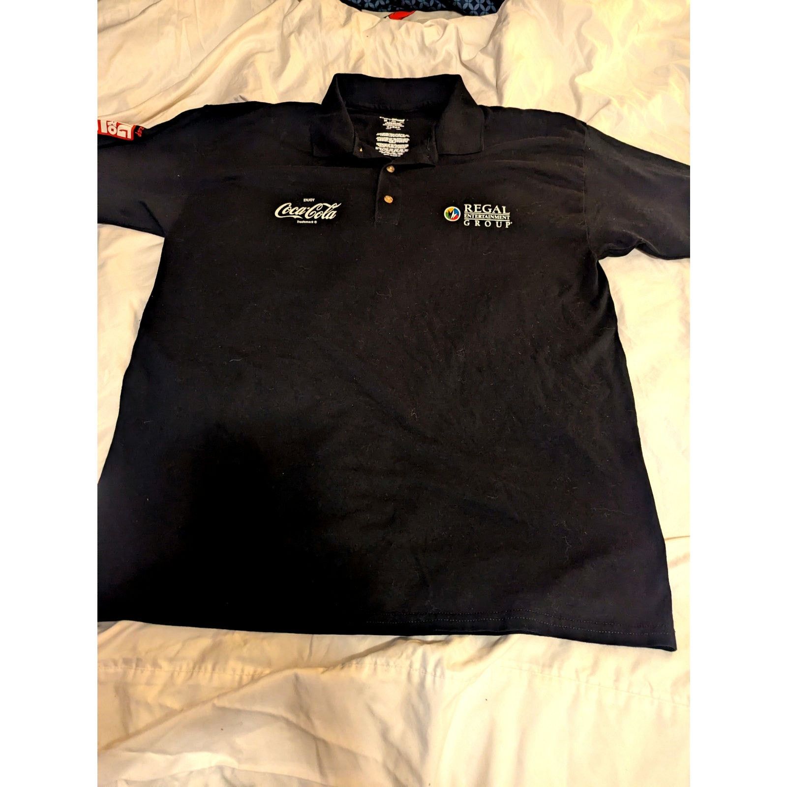 Gildan Regal Cinema Disney Big Hero 6 Polo Shirt Coca Cola Large Size US L / EU 52-54 / 3 - 3 Thumbnail