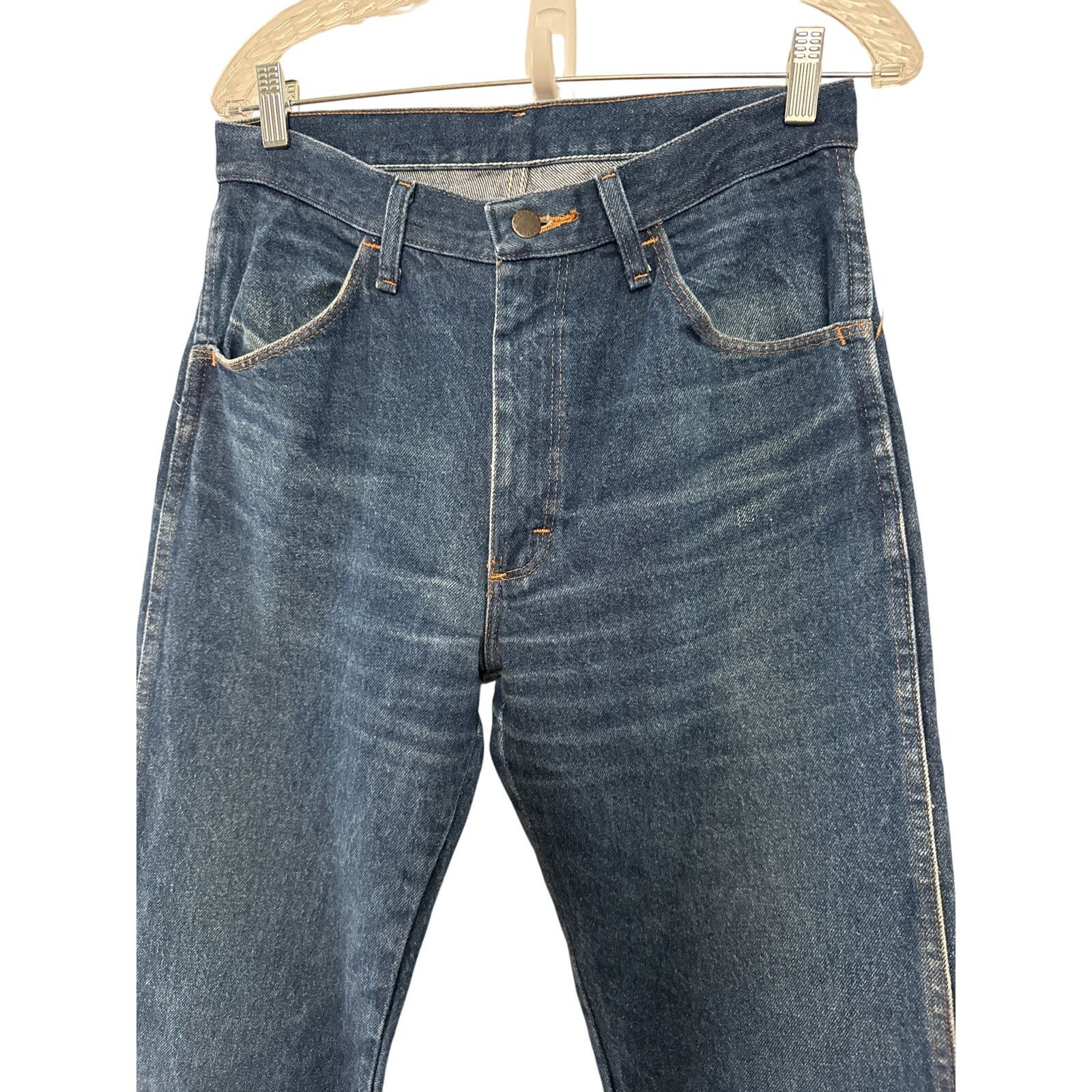 Vintage Y2K Rustler dark blue bootcut high waisted jeans 33X32 Size US 33 - 2 Thumbnail