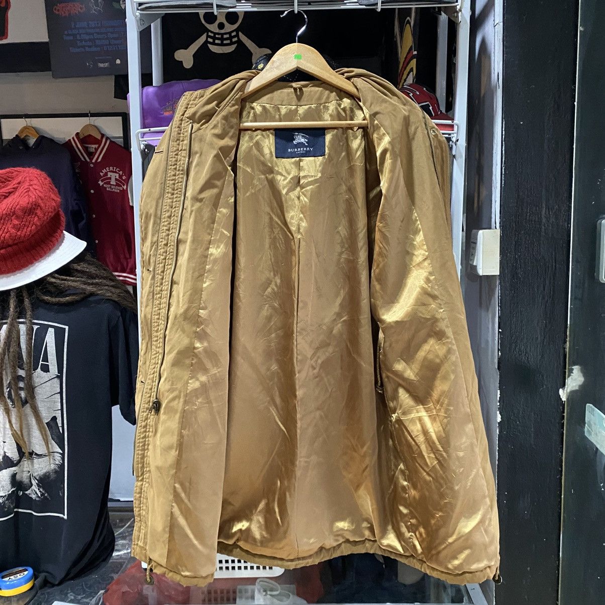 Burberry VINTAGE‼️Burberry London Parka Jacket Hooded LIKE NEW Size US L / EU 52-54 / 3 - 3 Thumbnail