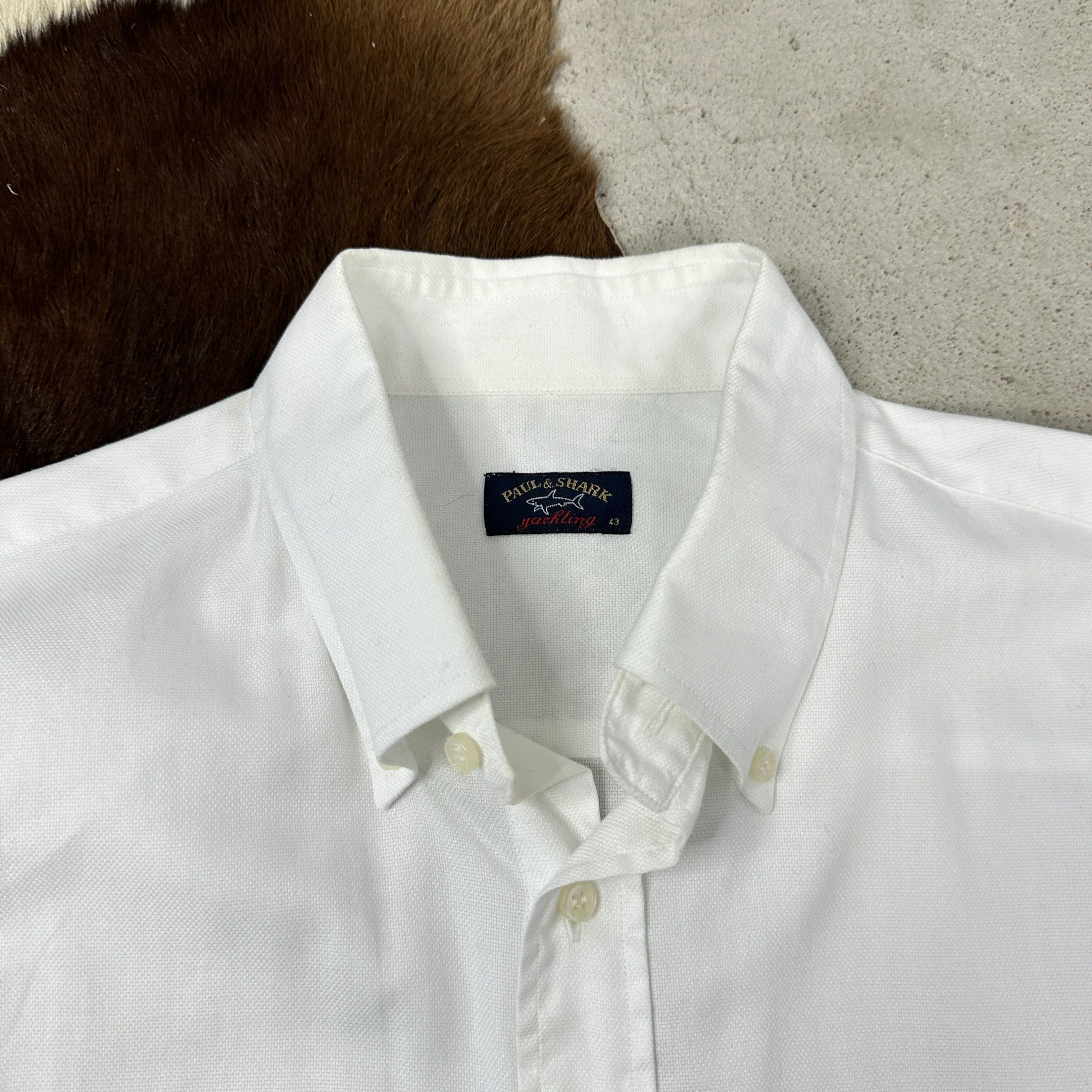 Paul & Shark × Vintage Paul&Shark Shirt Size US XL / EU 56 / 4 - 4 Thumbnail