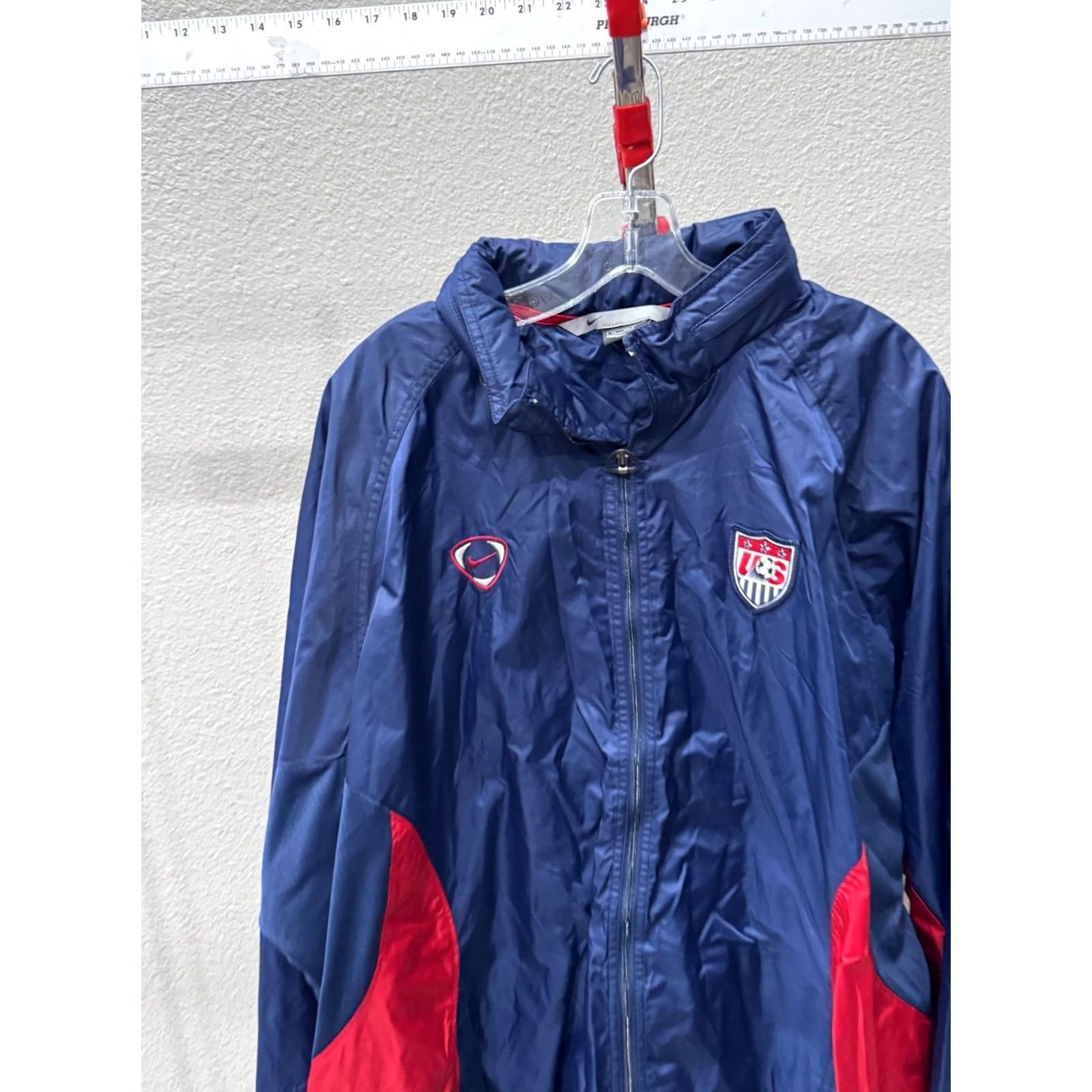 Nike Nike Team USA Soccer Zippered Hooded Jacket Coat XL Mens Multicolor Casual Shirt? Size US XL / EU 56 / 4 - 3 Thumbnail