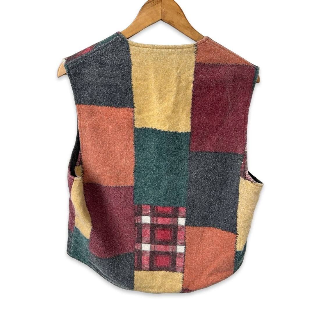 Camel Camel VTG patchwork vest #283 Size US L / EU 52-54 / 3 - 2 Thumbnail