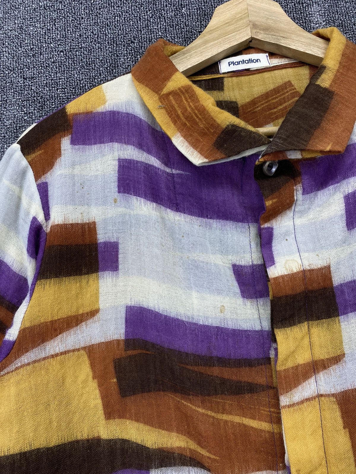 Issey Miyake Vintage Issey Miyake Plantation Shirts Button Up Flannel Size M / US 6-8 / IT 42-44 - 11 Thumbnail