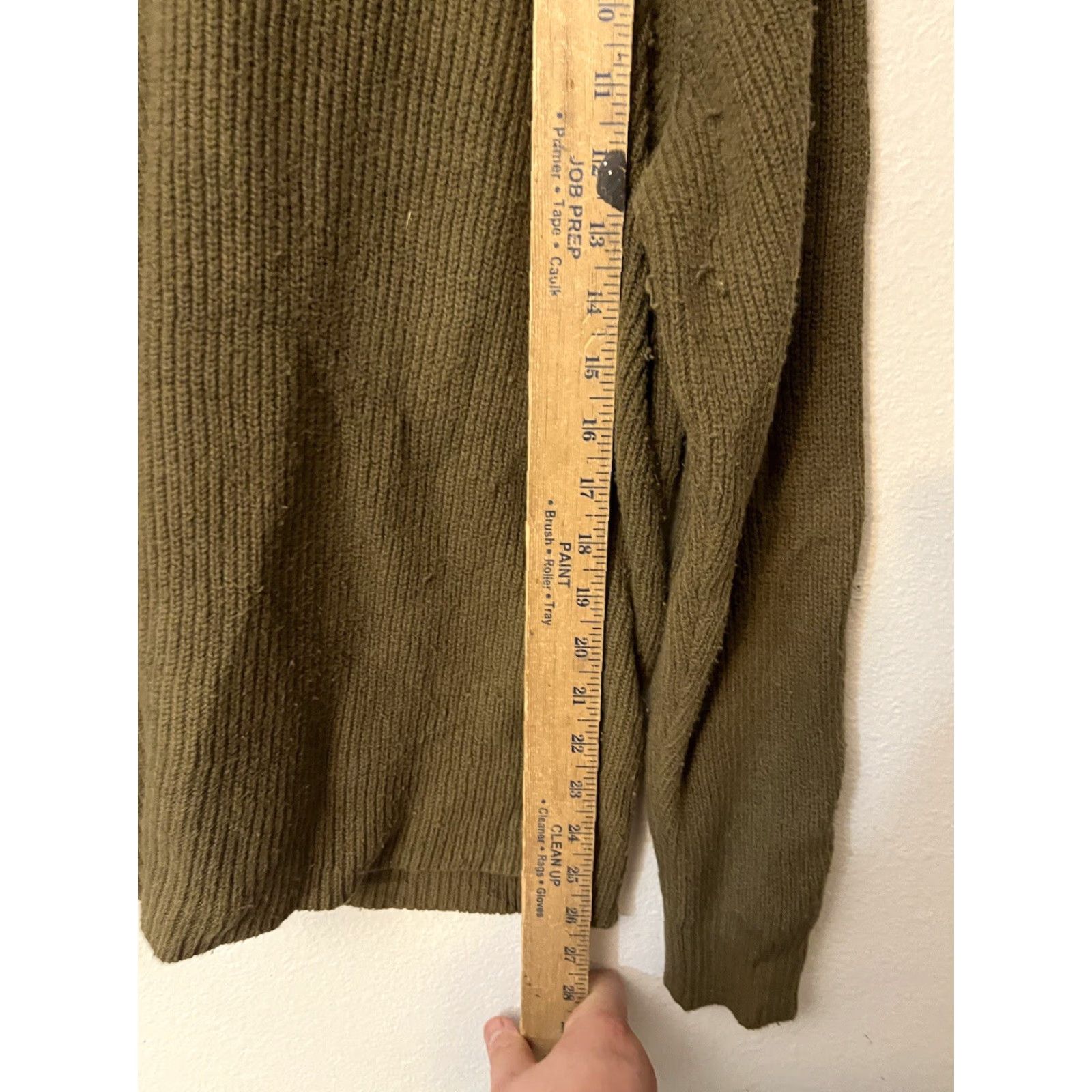 Gap GAP Womens Sweater L Brown Deep V-Neck Knit Stretch Pullover Casual Size L / US 10 / IT 46 - 5 Thumbnail