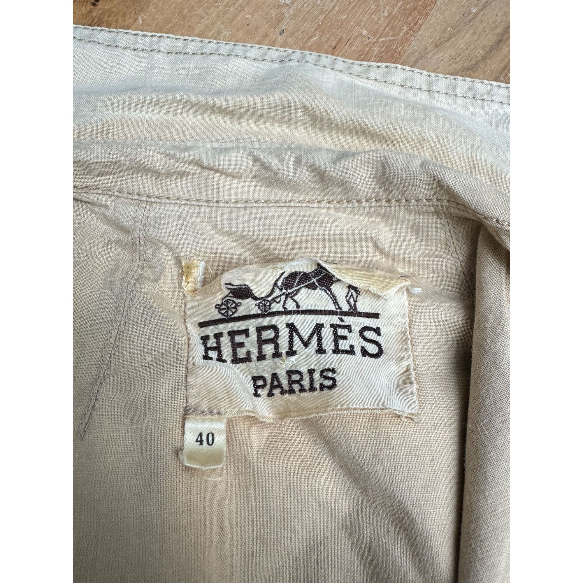 Hermes Vintage Beige Jacket Size M / US 6-8 / IT 42-44 - 9 Thumbnail