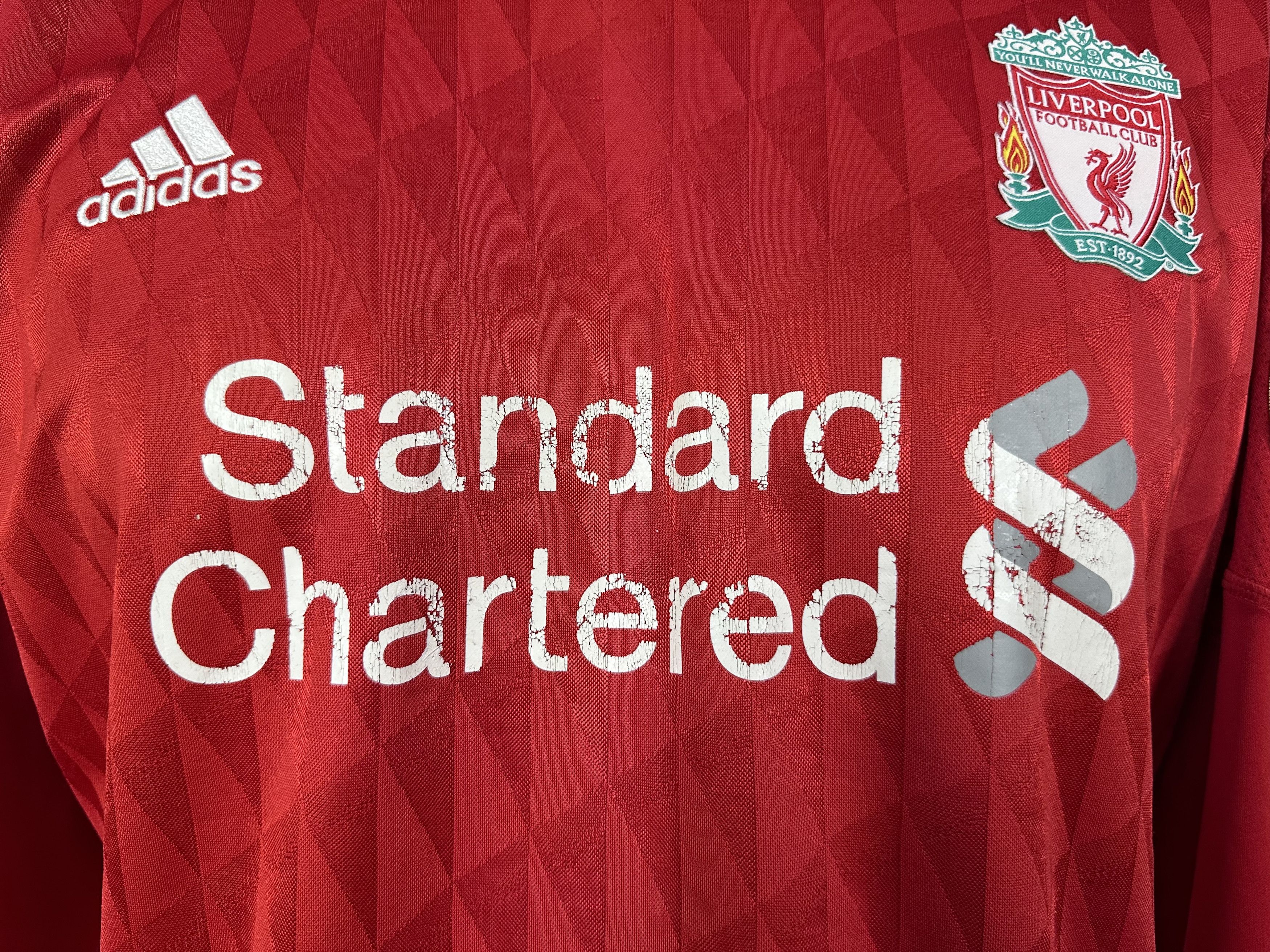 Adidas LIVERPOOL 2010 SHIRT JERSEY LONG SLEEVE ADIDAS #39 BELLAMY Size US L / EU 52-54 / 3 - 8 Thumbnail