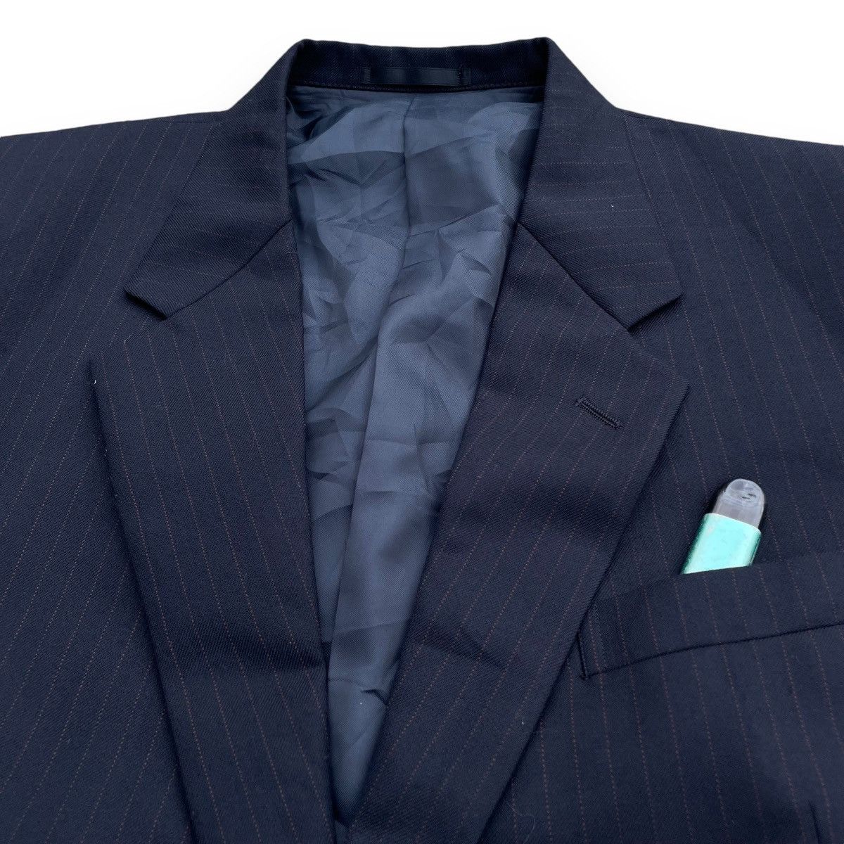 Valentino VALENTINO GARAVANI STRIPES WOOL BLAZER COAT JACKET Size US L / EU 52-54 / 3 - 6 Thumbnail