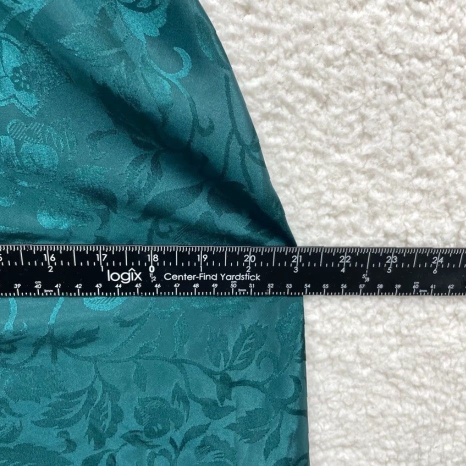 Vintage **90s Vintage Fleur de Nuit Emerald Medium Satin Slip Dress Victorian** User: **90s Vintage Fleur de Nuit Emerald Medium Satin Slip Dress Victorian** Size M / US 6-8 / IT 42-44 - 7 Thumbnail