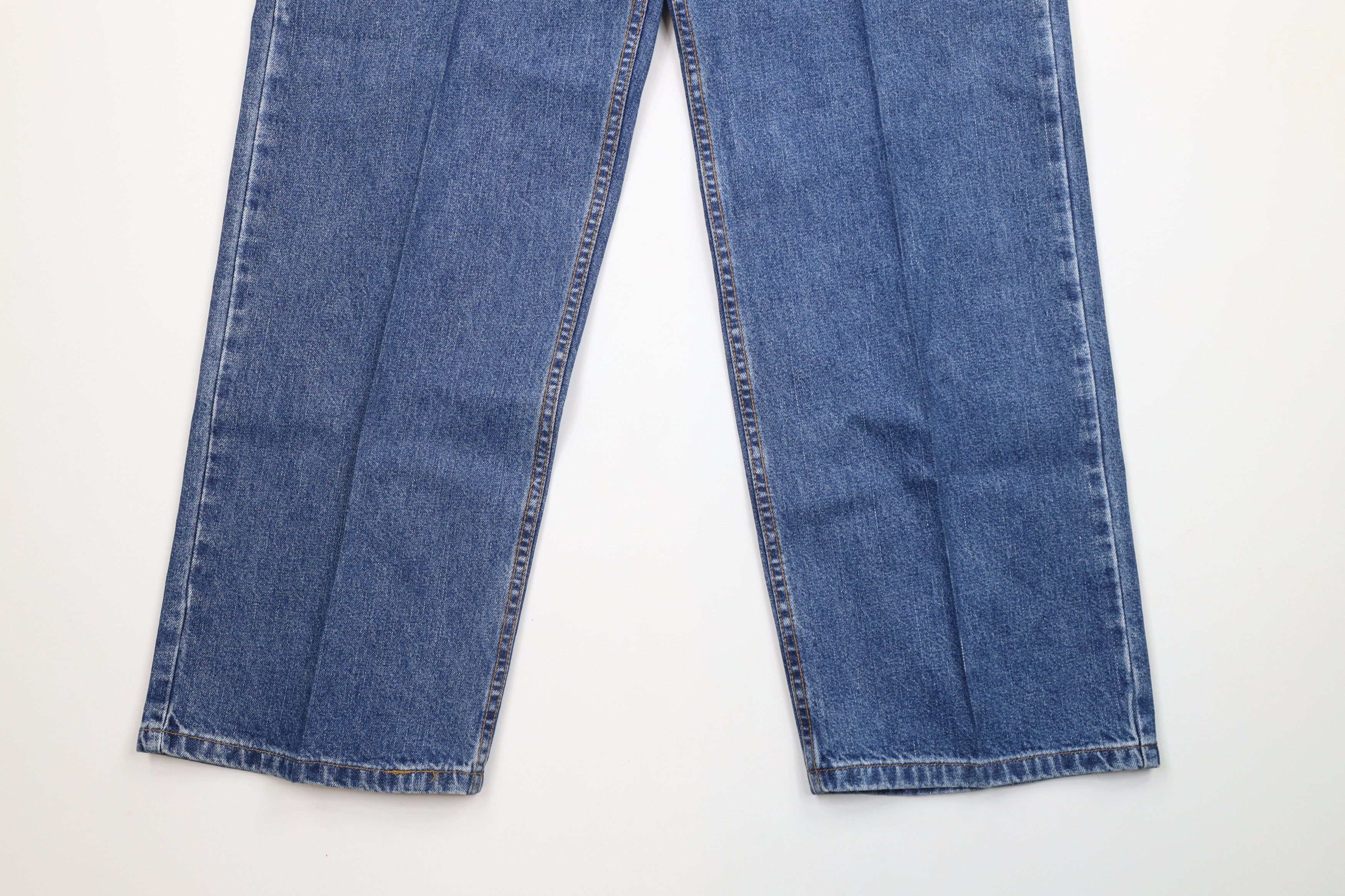 Levi's × Vintage Vintage 90s Levis Baggy Fit Wide Leg Denim Jeans Blue Cotton Size 28" / US 6 / IT 42 - 4 Thumbnail