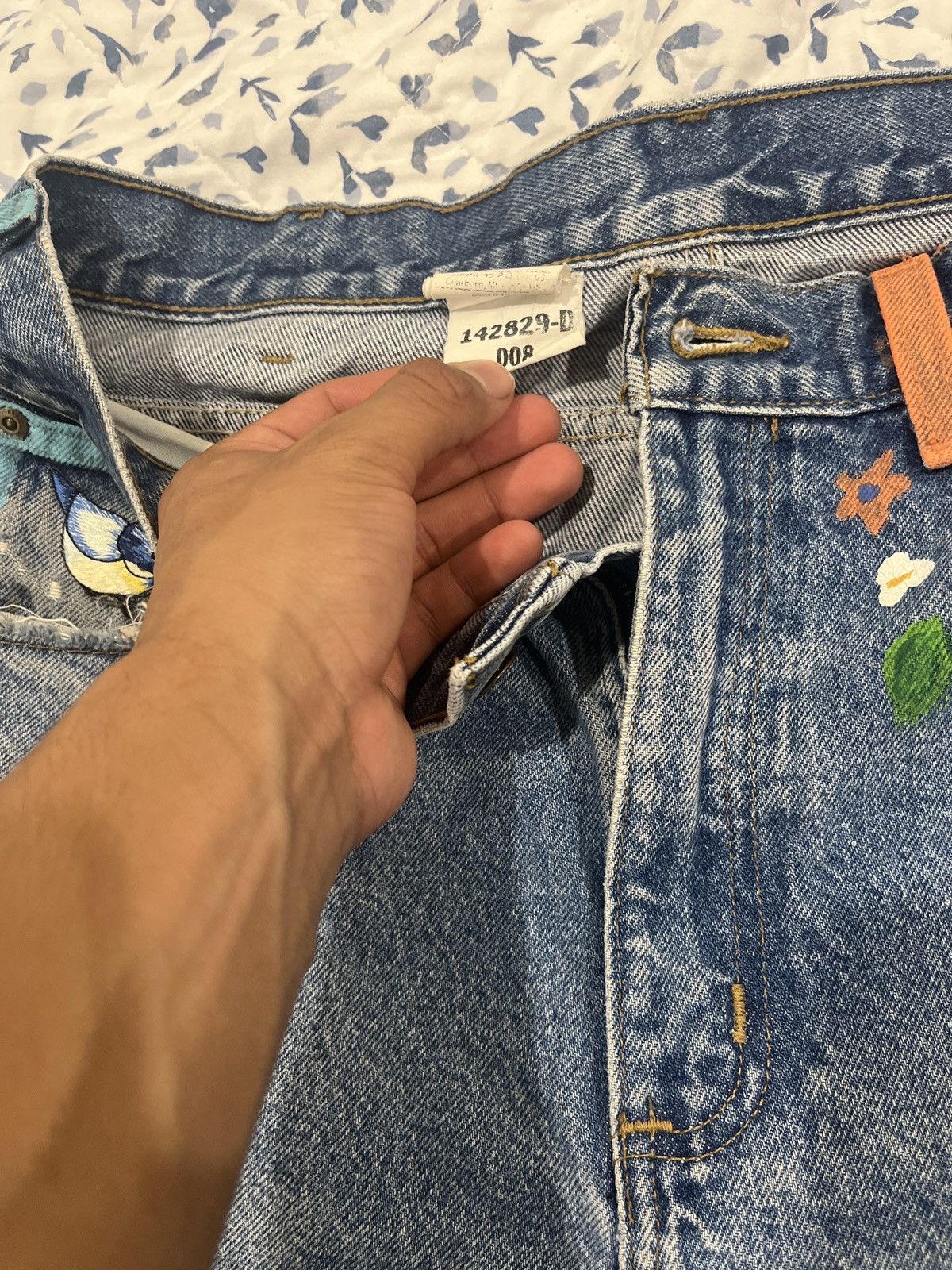 Carhartt Carhartt Custom Bird Floral Denim Size US 34 / EU 50 - 6 Thumbnail