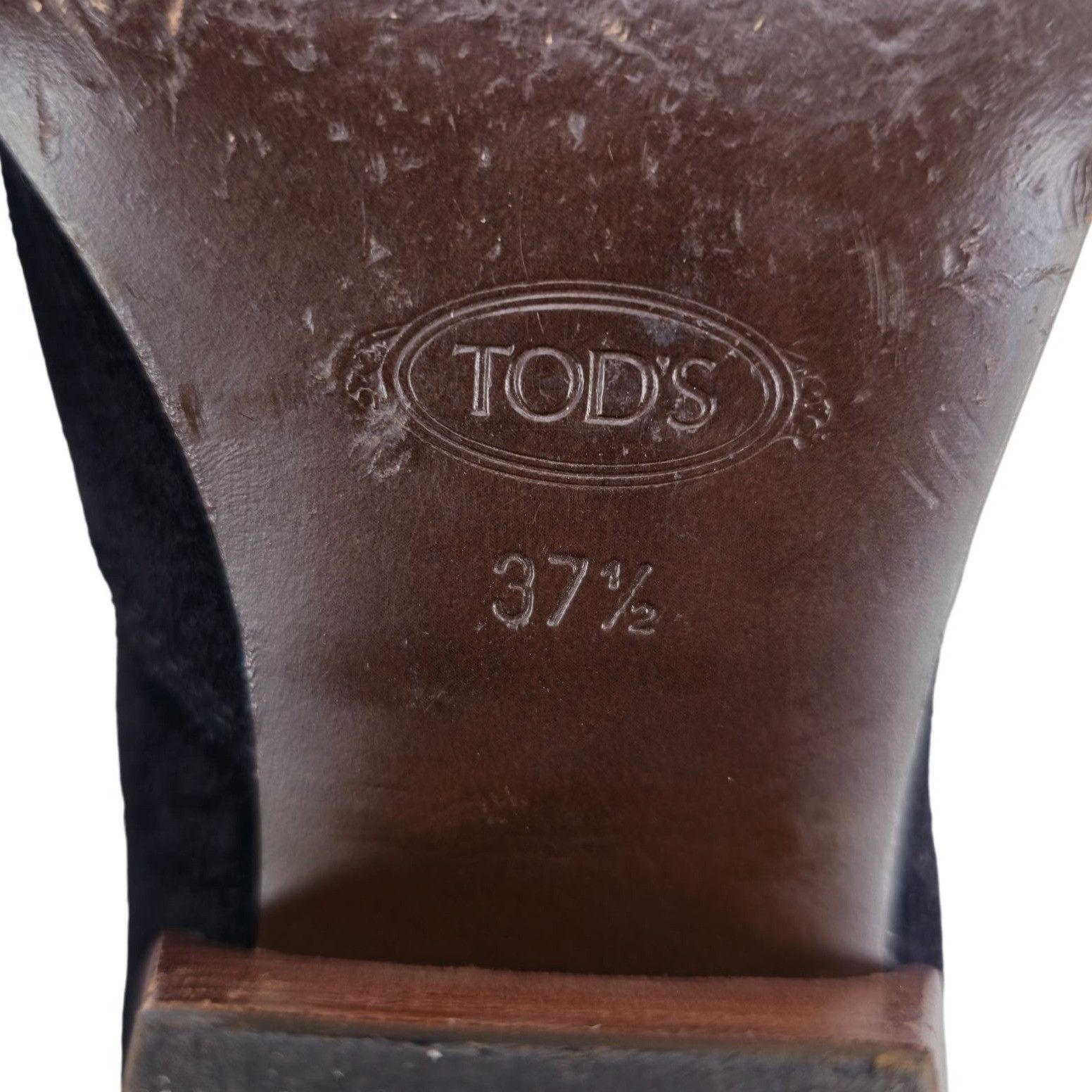 Tod's Tod's Italy Tex Black Suede Ankle Booties Womens 6.5 Chunky Size US 6.5 / IT 36.5 - 10 Thumbnail