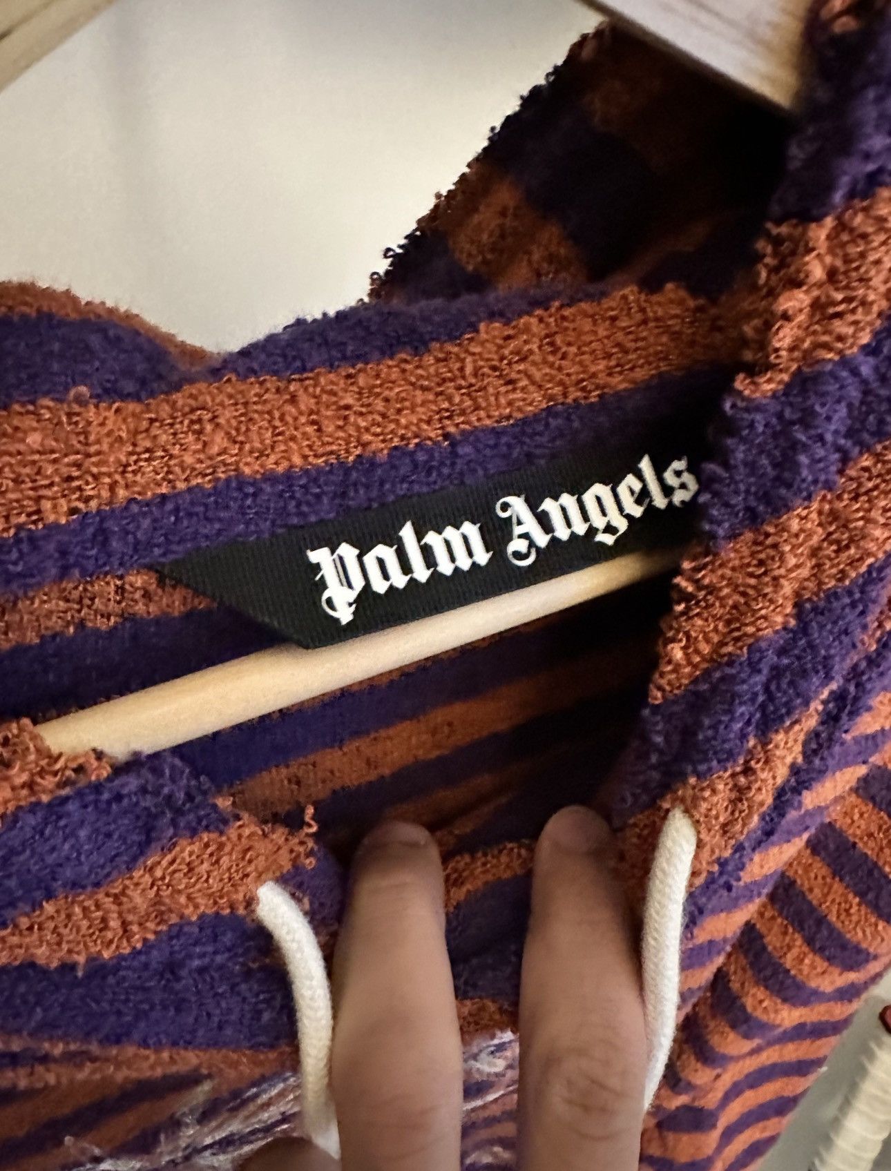 Palm Angels Palm Angels French Terry Towel Hoodie Size US M / EU 48-50 / 2 - 3 Thumbnail