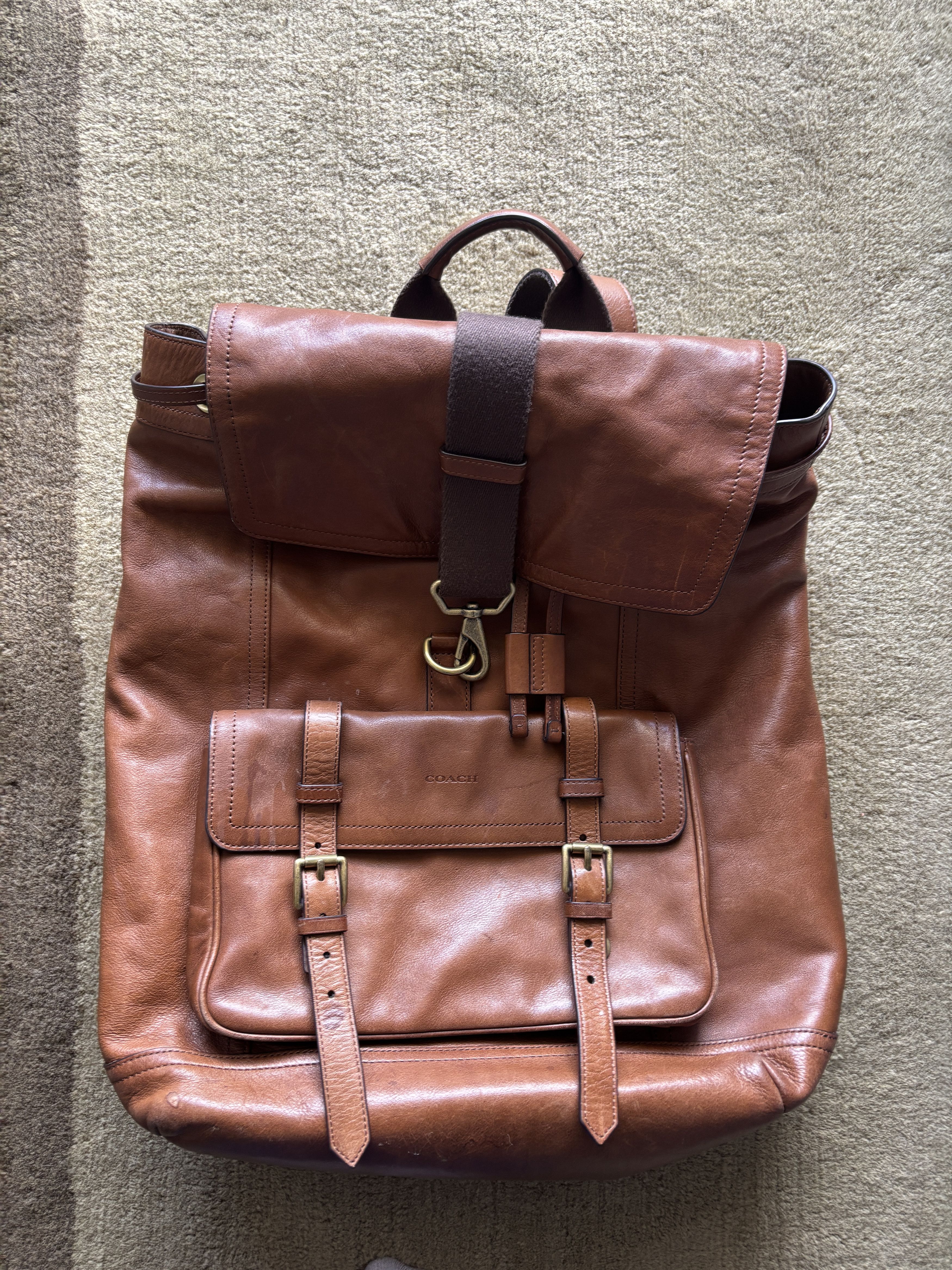 Coach Coach Leather Backpack Size ONE SIZE - 1 Thumbnail