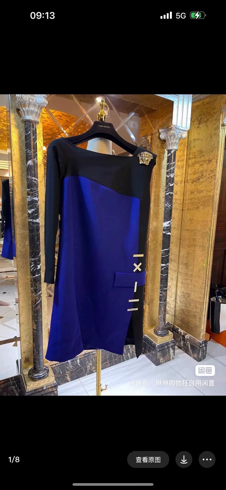 Versace Versace One shoulder dress mulberry silk dress Size M / US 6-8 / IT 42-44 - 1 Thumbnail