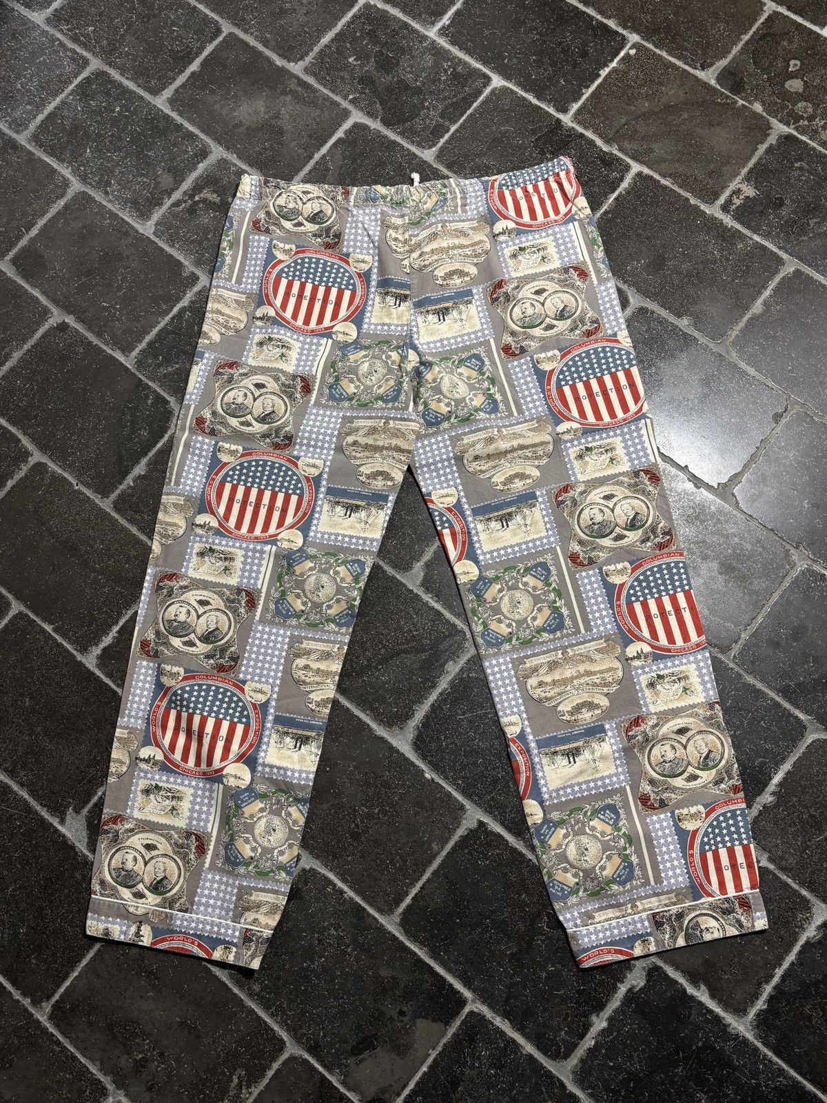 Vintage Vintage Matching Pajamas American USA ALP Two Piece Suit Y2K Size US 30 / EU 46 - 4 Thumbnail