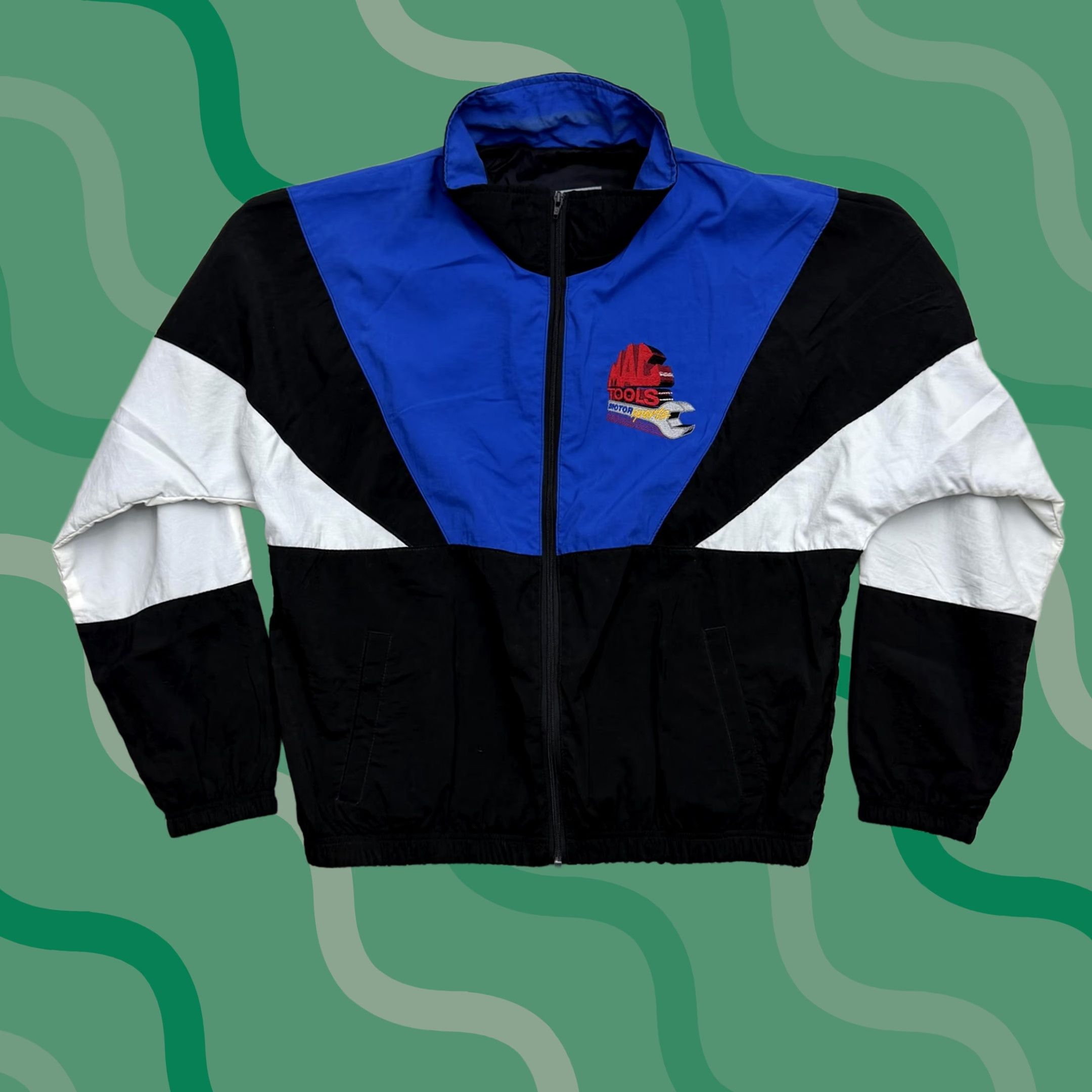 Vintage VINTAGE Mac Tools Motorsports Jacket Mens XL Blue Windbreaker USA 90s Size US XL / EU 56 / 4 - 1 Thumbnail