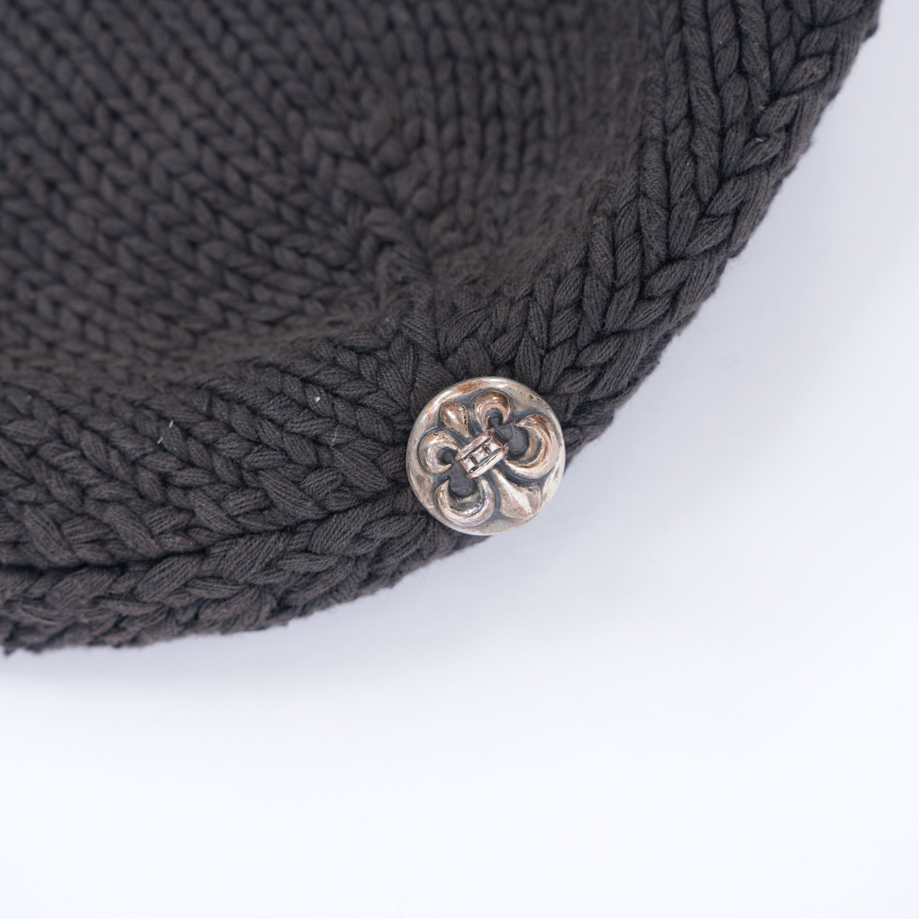Chrome Hearts CHROME HEARTS FLEUR DE LIS CHARM BEANIE WITH HARDWARE Size ONE SIZE - 3 Thumbnail