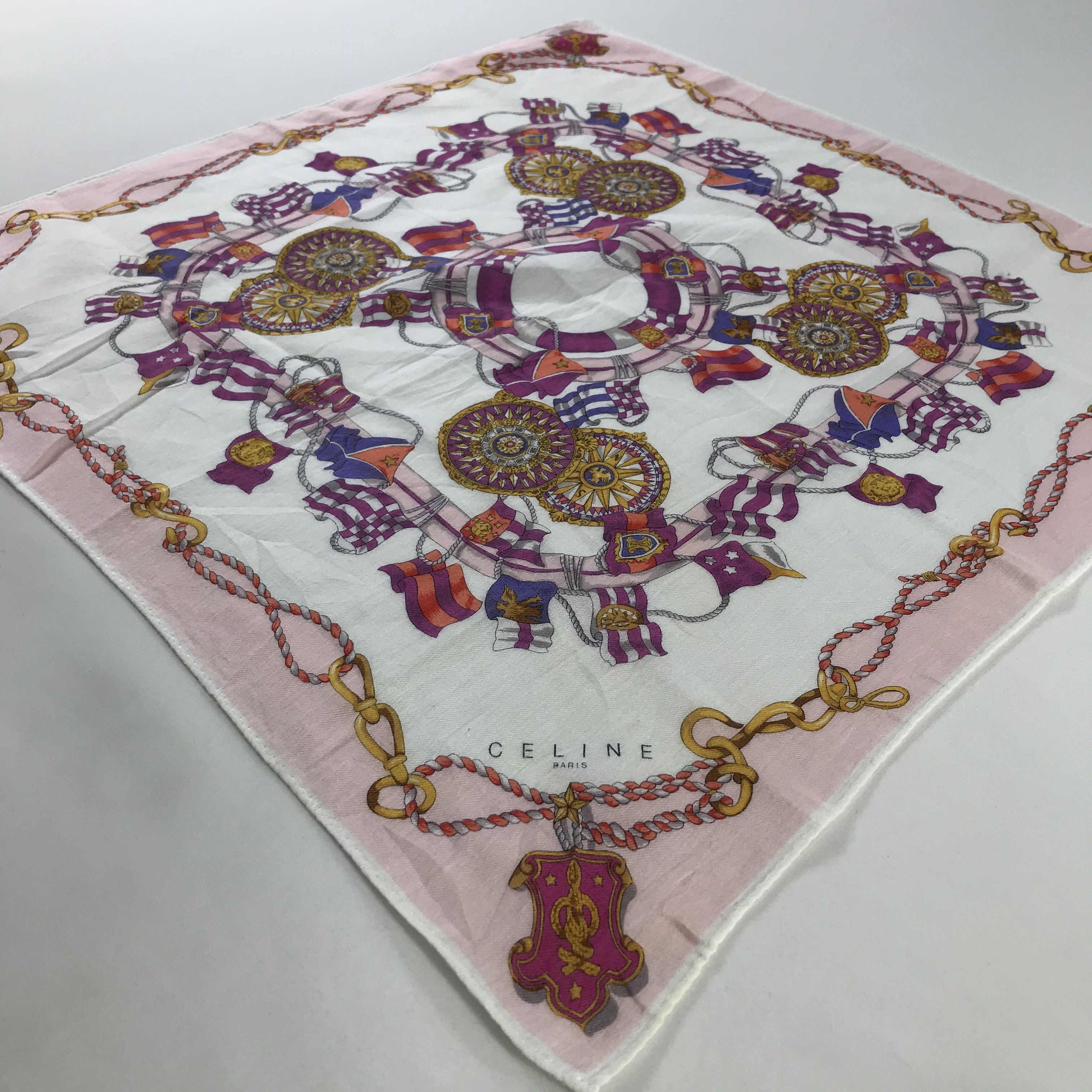 Celine × Vintage Celine Neckerchief / Bandana / Handkerchief Size ONE SIZE - 4 Thumbnail