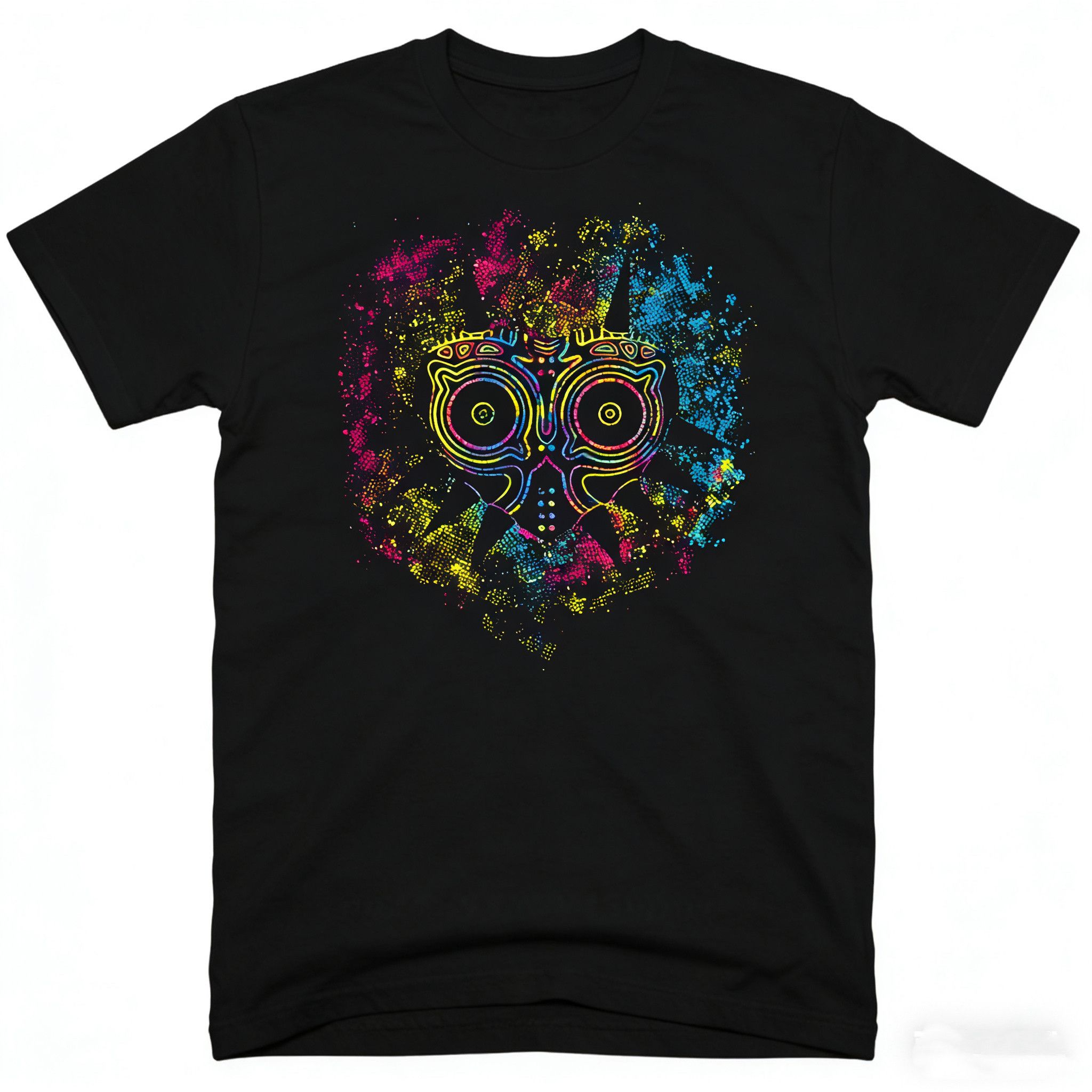 Other Street Retro Punk Monster Majoras Mask Black T-Shirt Size US M / EU 48-50 / 2 - 1 Thumbnail