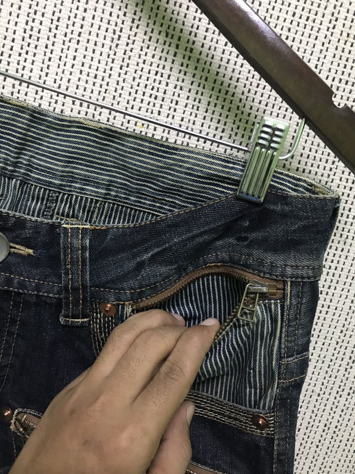 Japanese Brand Very rare‼️punk japanese brand rare design Size US 32 / EU 48 - 10 Thumbnail