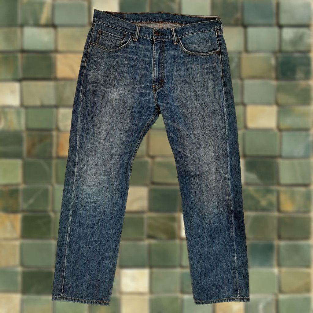 Levi's VINTAGE Levis 505 Jeans Denim Blue 36x32 Mens Regular 5-Pocket Belt Loops Zip Size US 36 / EU 52 - 1 Thumbnail