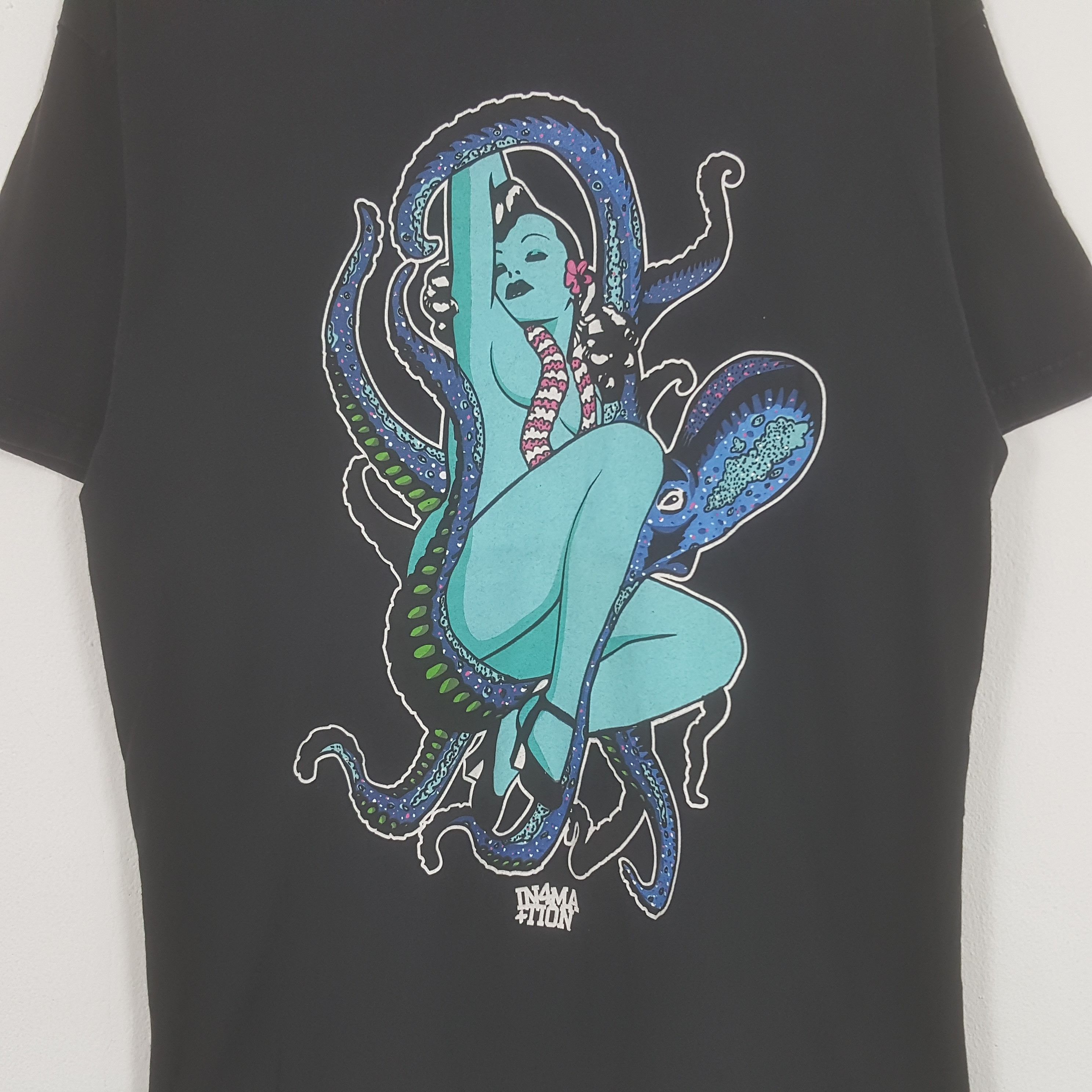 IN4MATION × Vintage Vintage In4mation Surf Style Graphic Art Tshirt Size US M / EU 48-50 / 2 - 2 Thumbnail
