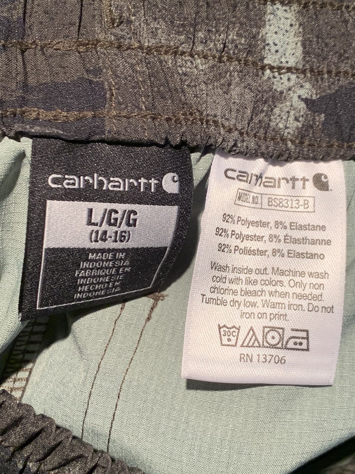 Carhartt *RARE* New Carhartt Force Camo Shorts Size US 28 / EU 44 - 6 Thumbnail