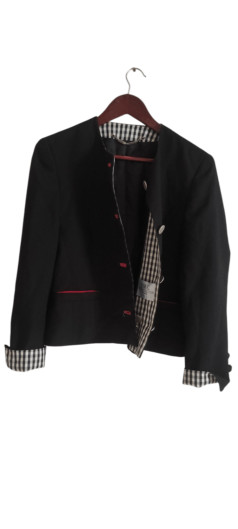 Vintage HMC Hucke Mode Collection Women's Single Breasted Blazer Size M / US 6-8 / IT 42-44 - 4 Thumbnail