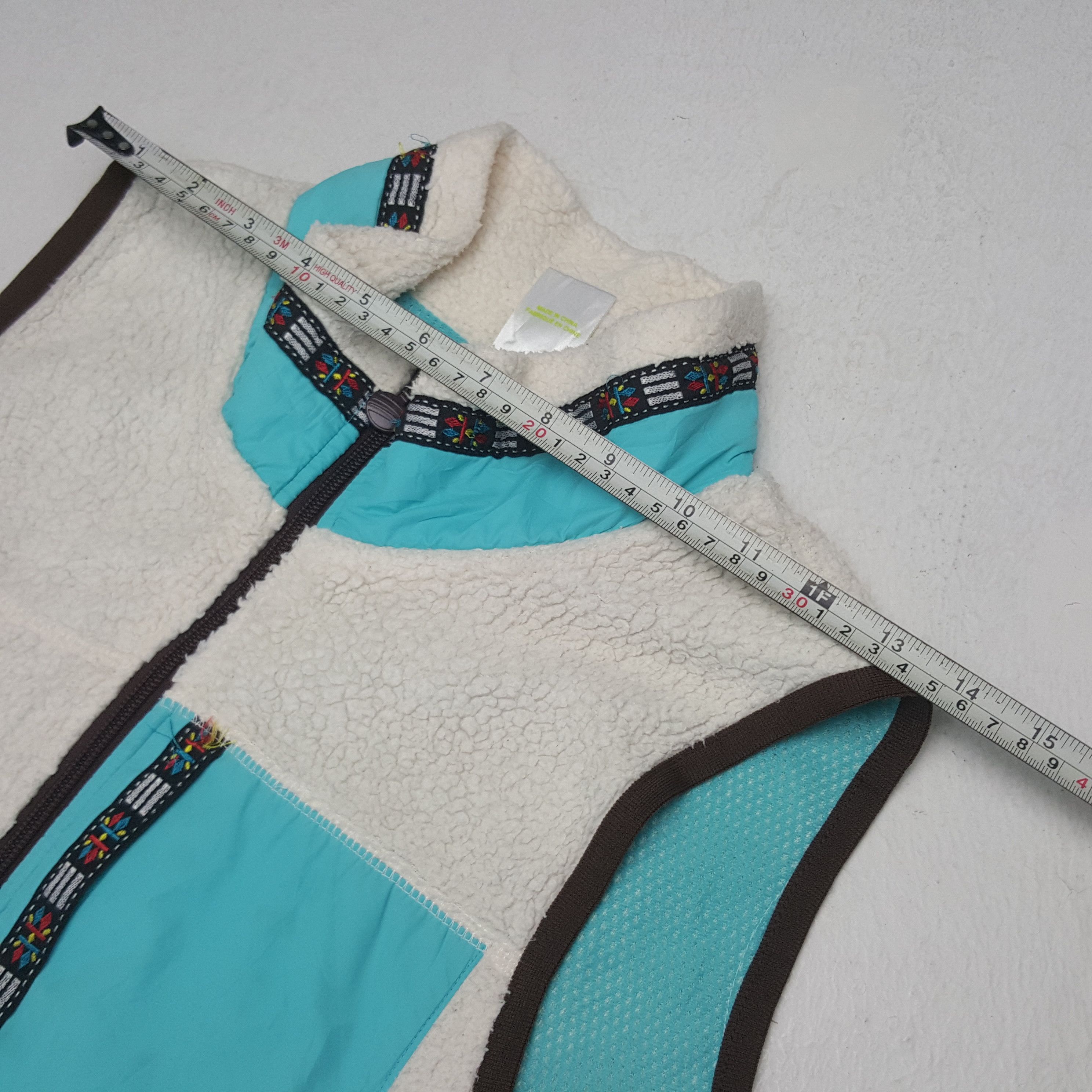Adidas × Vintage Vintage Adidas Custom Logo Sherpa Vest Size M / US 6-8 / IT 42-44 - 7 Thumbnail