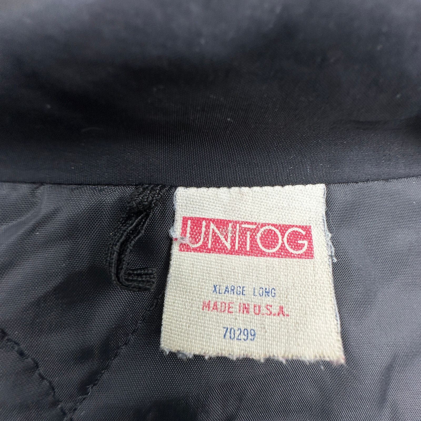 Other Vintage Unitog Work Jacket Mens XL Long Thinuslate Nylon Size US XL / EU 56 / 4 - 2 Thumbnail