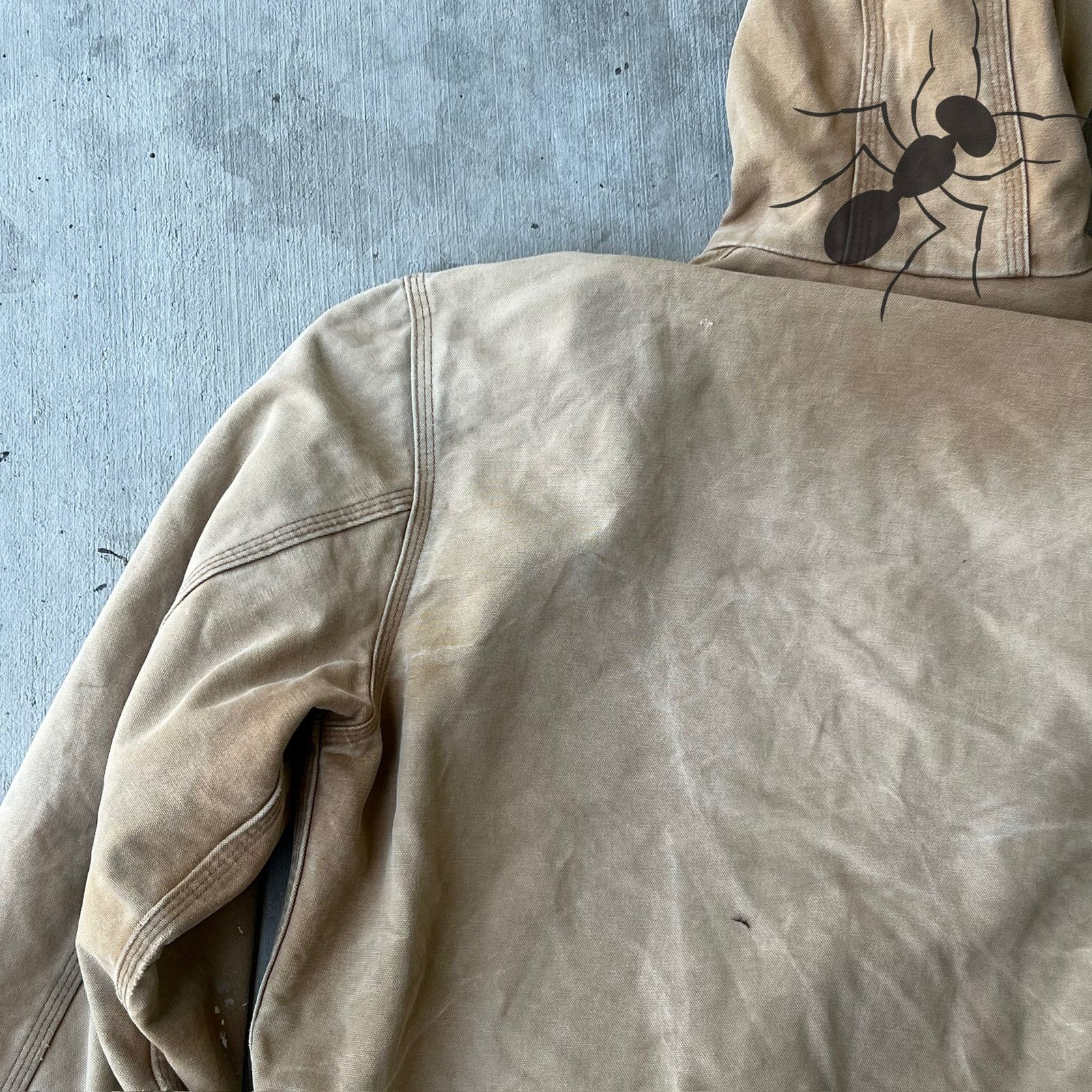 Carhartt × Vintage Carhartt J158 BRN brown hooded work wear jacket Size US L / EU 52-54 / 3 - 15 Thumbnail
