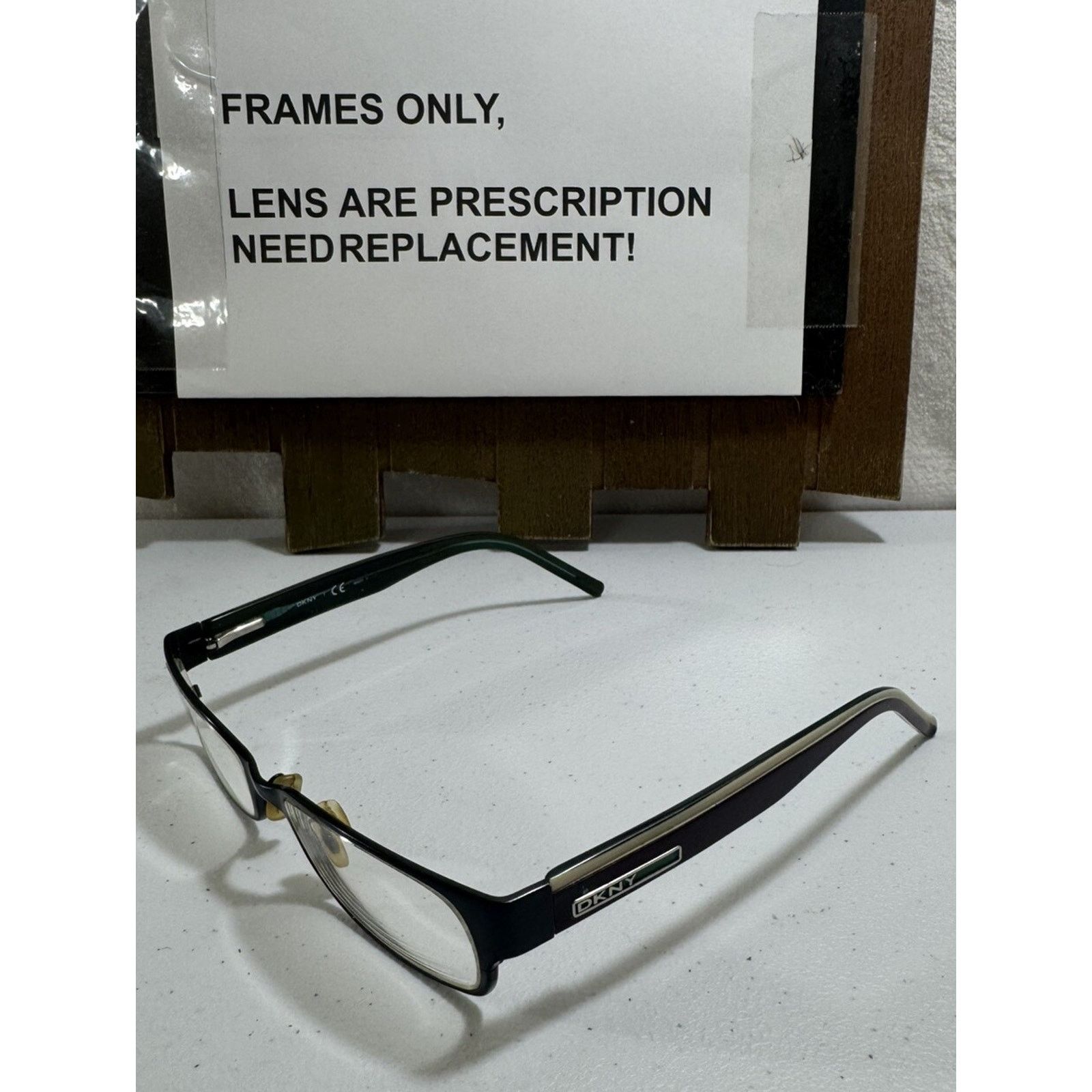 DKNY DKNY Black Eyeglasses Frame Only DY5597 1004 51 17 140 Size ONE SIZE - 1 Thumbnail