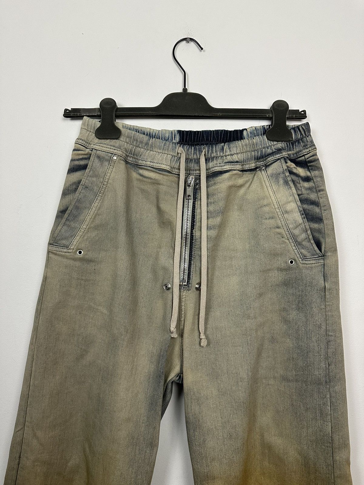 Rick Owens DRKSHDW Orange Degrade Denim Bela Trousers Size US 34 / EU 50 - 2 Thumbnail