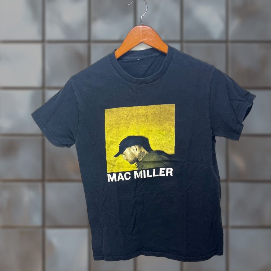 Vintage VINTAGE Mac Miller Promo T Shirt Small Swimming Circles Mens T-Shirt S Black Cotton Logo Short Sleeve Crew Neck All Seasons Size US S / EU 44-46 / 1 - 1 Thumbnail