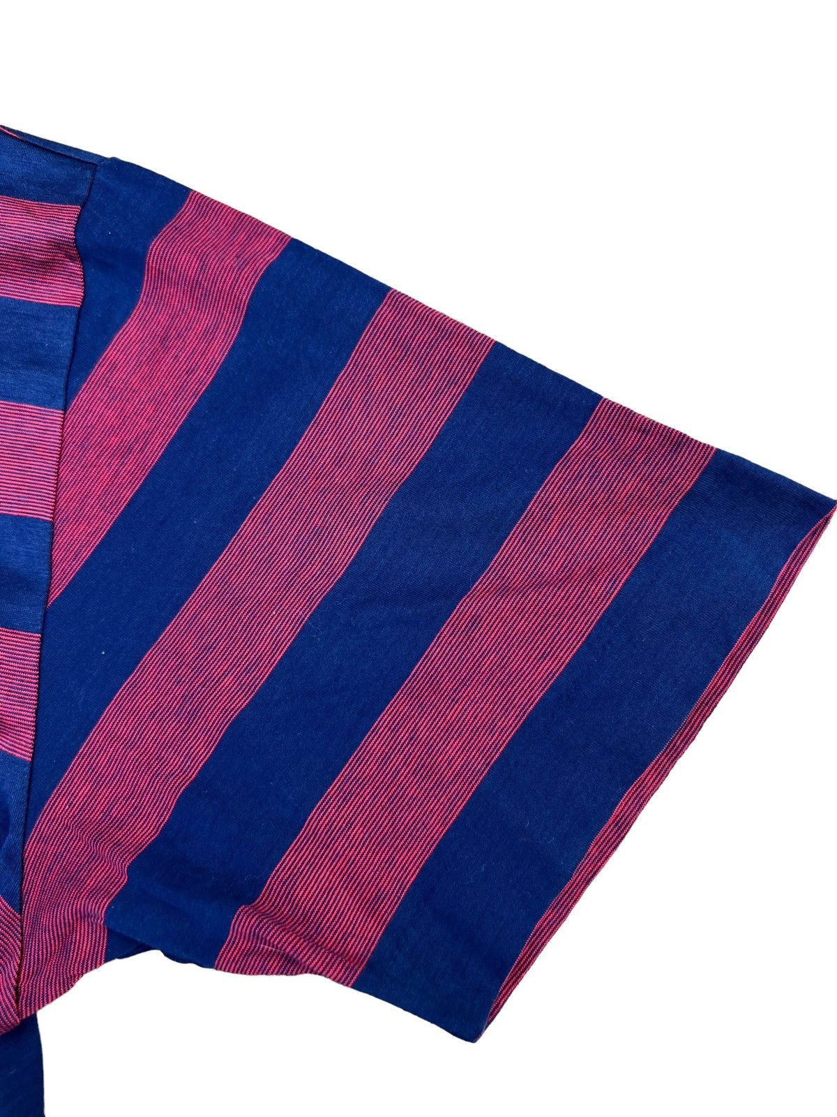 Celine Vintage Celine Paris Made in Italy Border Striped Polo Shirt Size US S / EU 44-46 / 1 - 3 Thumbnail