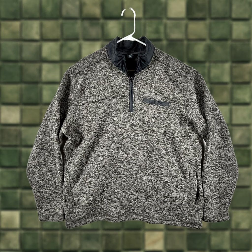 Eddie Bauer Eddie Bauer Men's XL Sweater Fleece Pullover 1/4 Zip XLarge Pullover Snap Pocket Gray Size US XL / EU 56 / 4 - 1 Thumbnail
