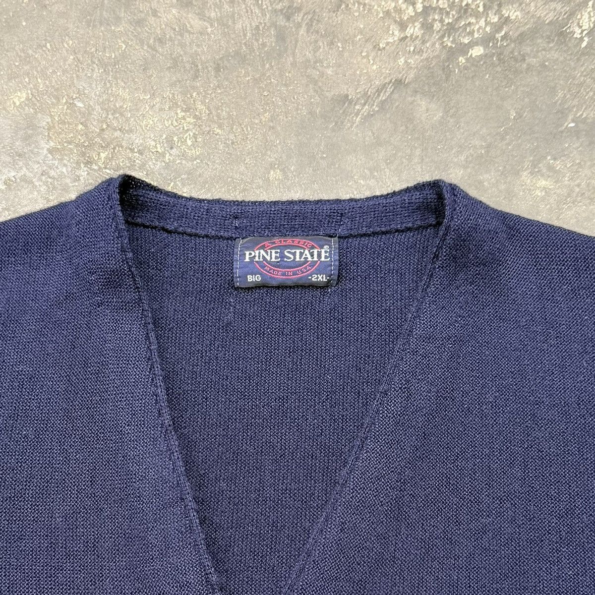 Vintage Vintage 80s Cardigan Sweater Oversized USA Made Classic Knit Size US XXL / EU 58 / 5 - 4 Thumbnail