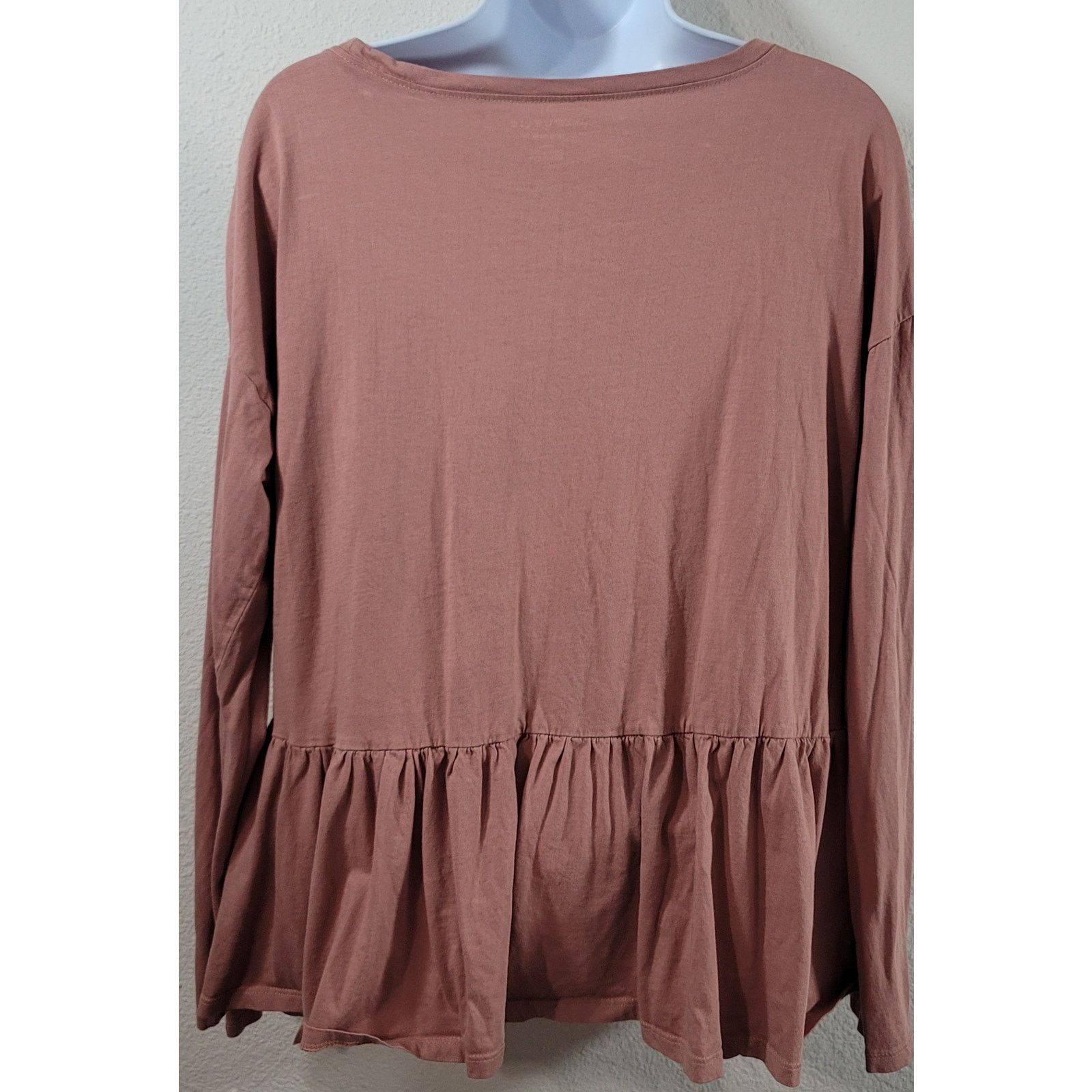 Other For The Republic Denim Salmon Pink Orange Peplum Top Large Size L / US 10 / IT 46 - 3 Thumbnail