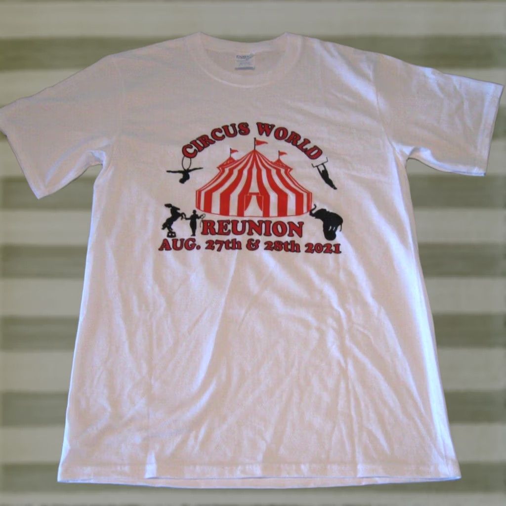 Port & Company Port & Company T-Shirt Circus World Theme Park Haines City FL Mens Small White Cotton Graphic Print Short Sleeve Shirt Size US S / EU 44-46 / 1 - 1 Thumbnail