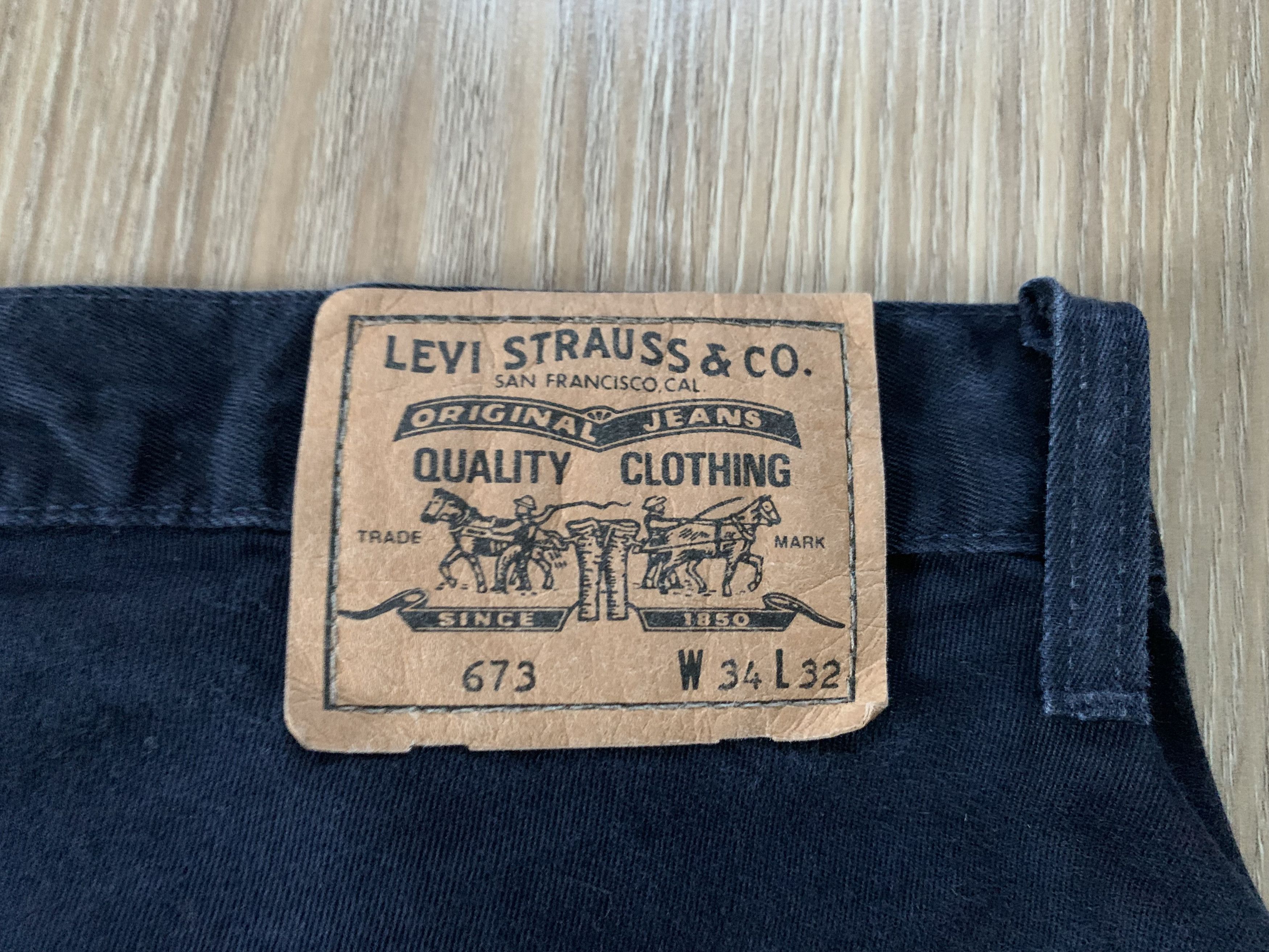 Levi's × Levi's Vintage Clothing Rare Levi's 673 Workwear Carpenter Jeans Size US 34 / EU 50 - 9 Thumbnail