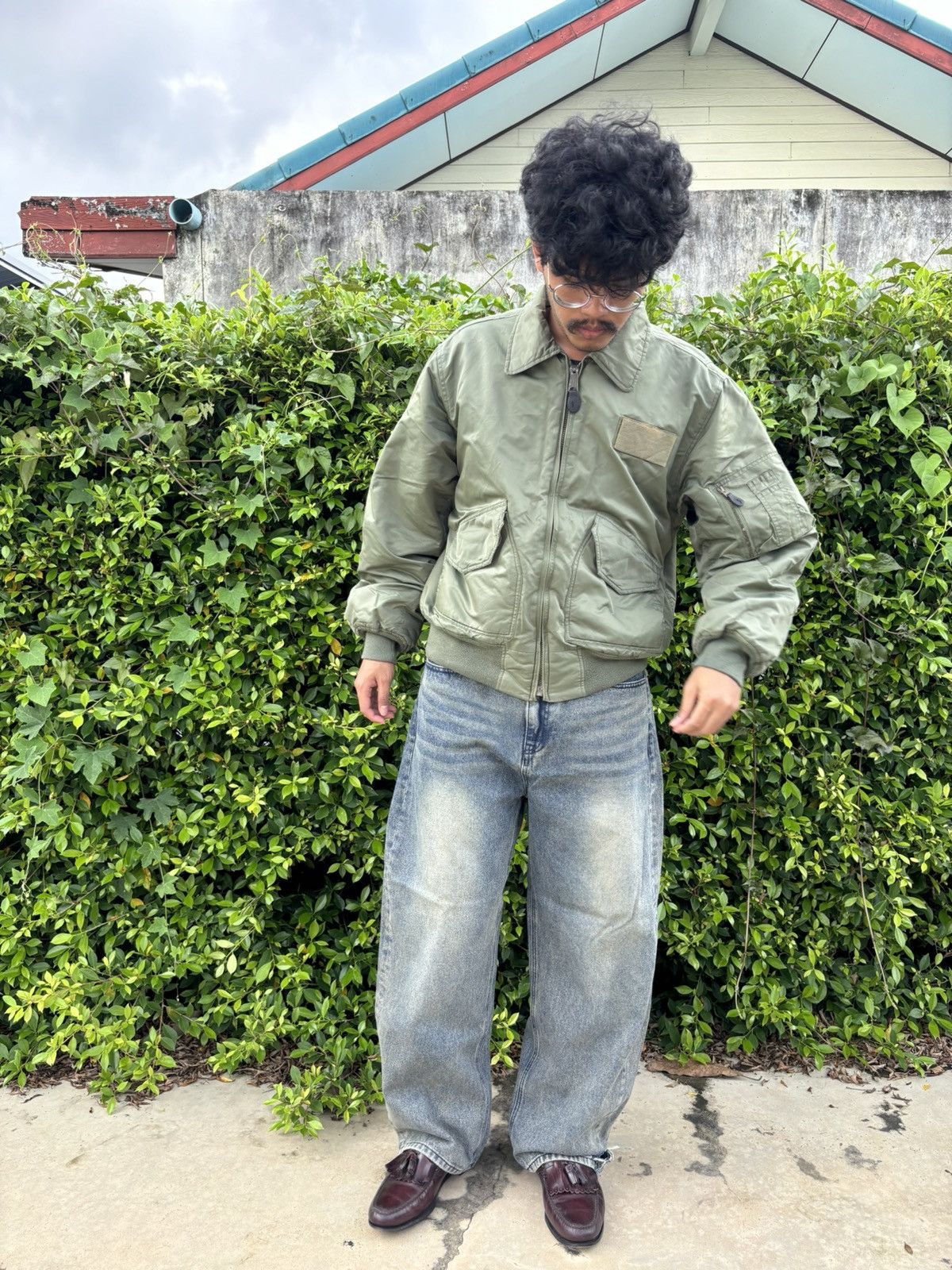 Alpha Industries FADED Alpha Ma-1 Flight Bomber Jacket (Kanye Style) Size US L / EU 52-54 / 3 - 8 Thumbnail