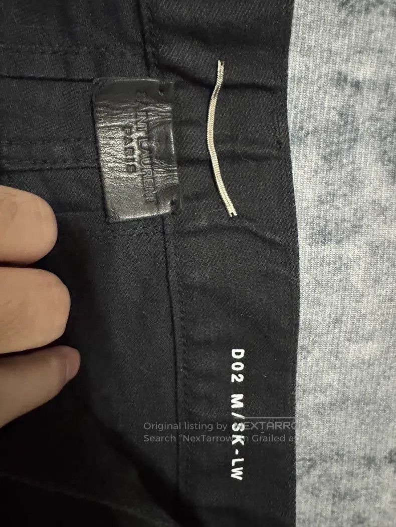 Saint Laurent Paris Saint Laurent Paris Stretch Black Basic Denim Jeans Size US 29 - 6 Thumbnail