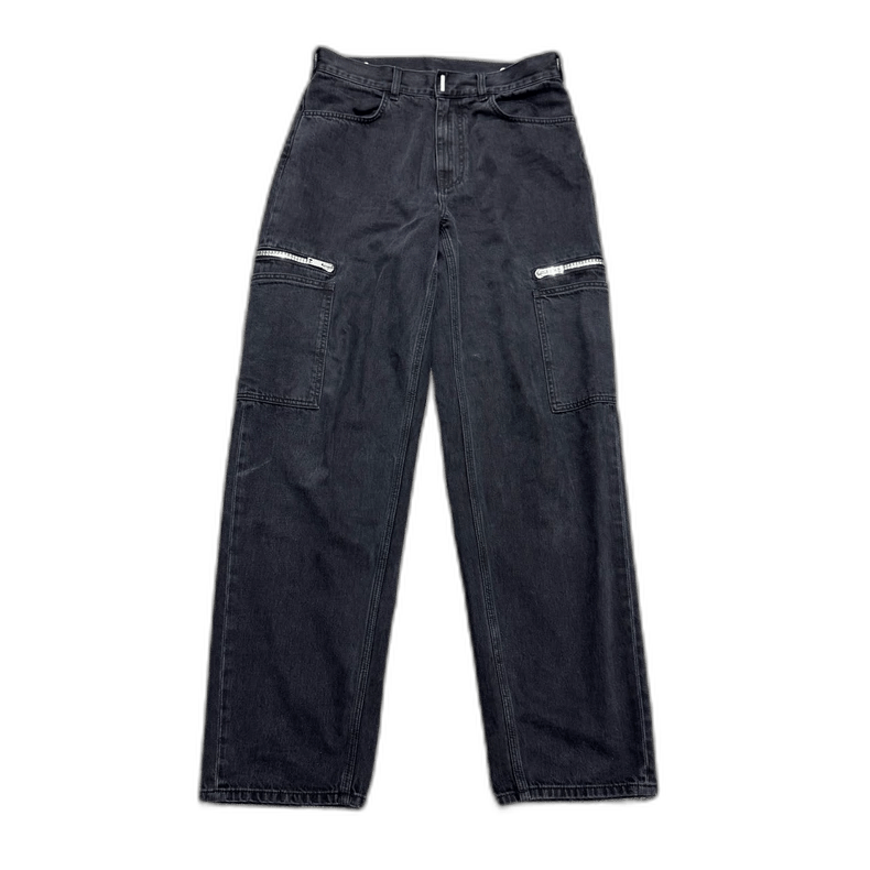 Givenchy Givenchy Givenchy Zipper Denim Pants Size 30 -2507 Size US 30 / EU 46 - 1 Thumbnail