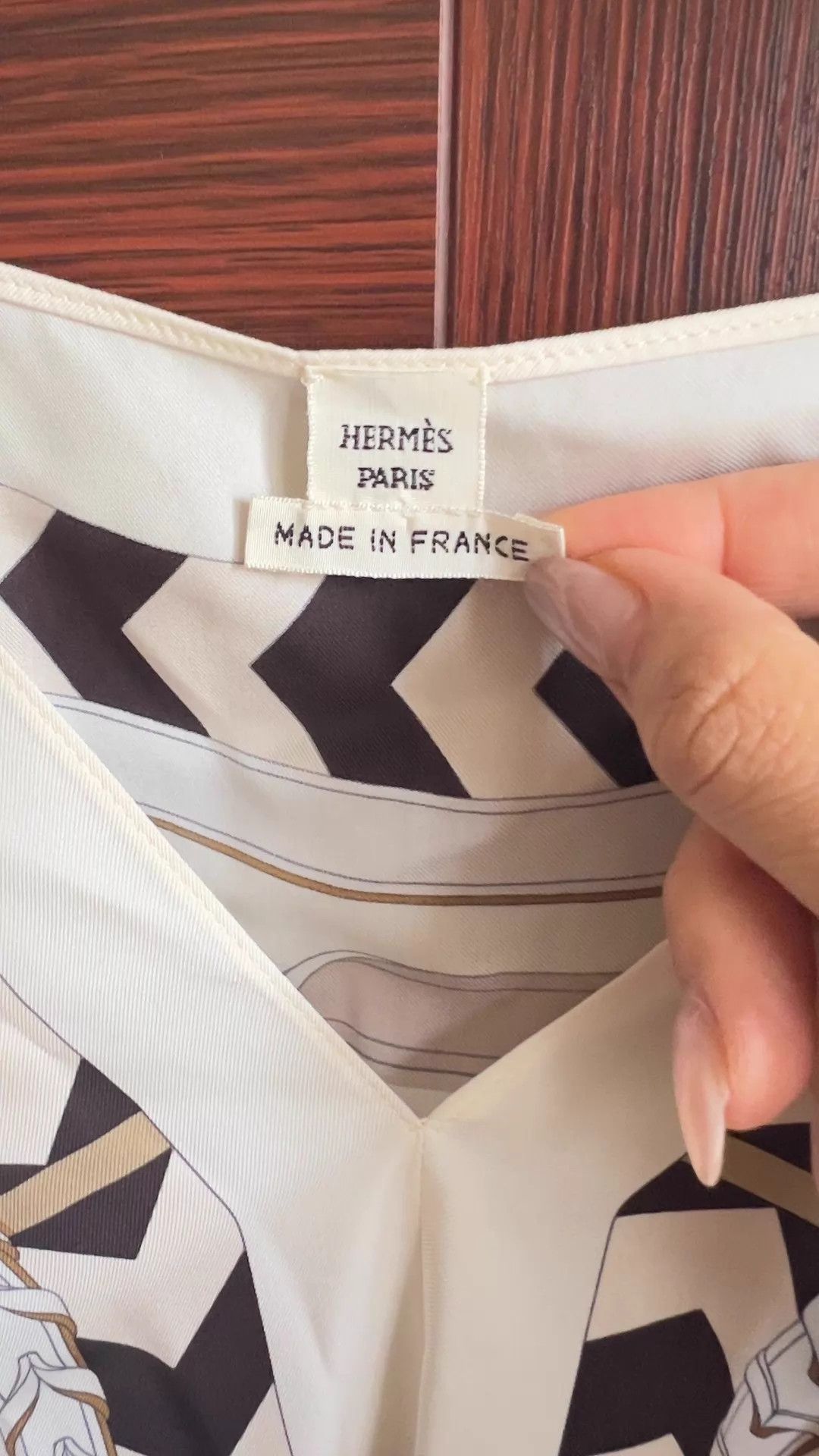Hermes Hermès Silk T-shirt Pullover 34 Size XS / US 0-2 / IT 36-38 - 3 Thumbnail