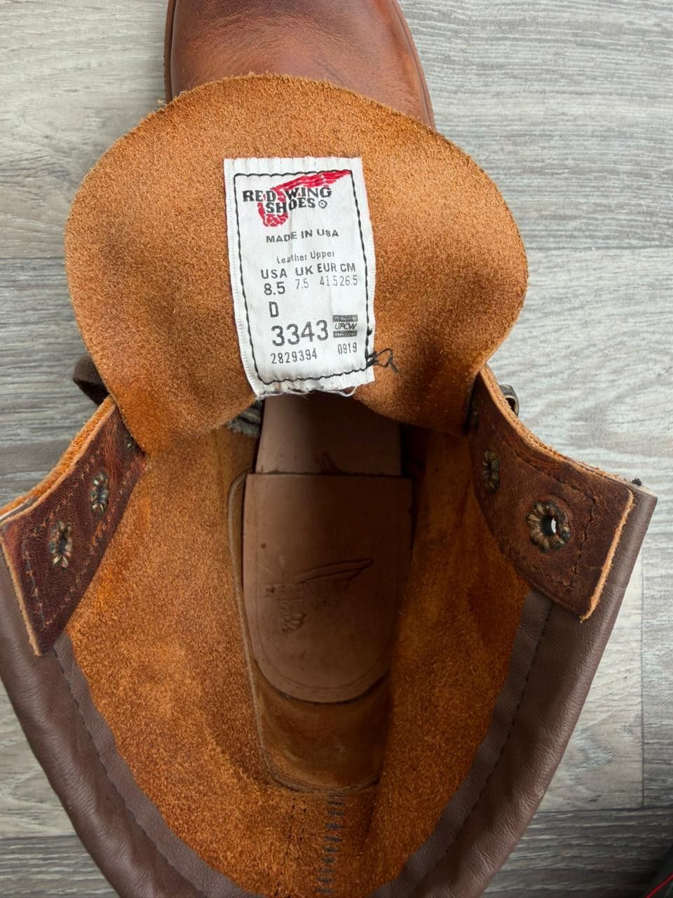 Red Wing Red Wing Blacksmith 3343 Brown Leather Boots Sz 7.5 UK Size US 8.5 / EU 41-42 - 11 Thumbnail